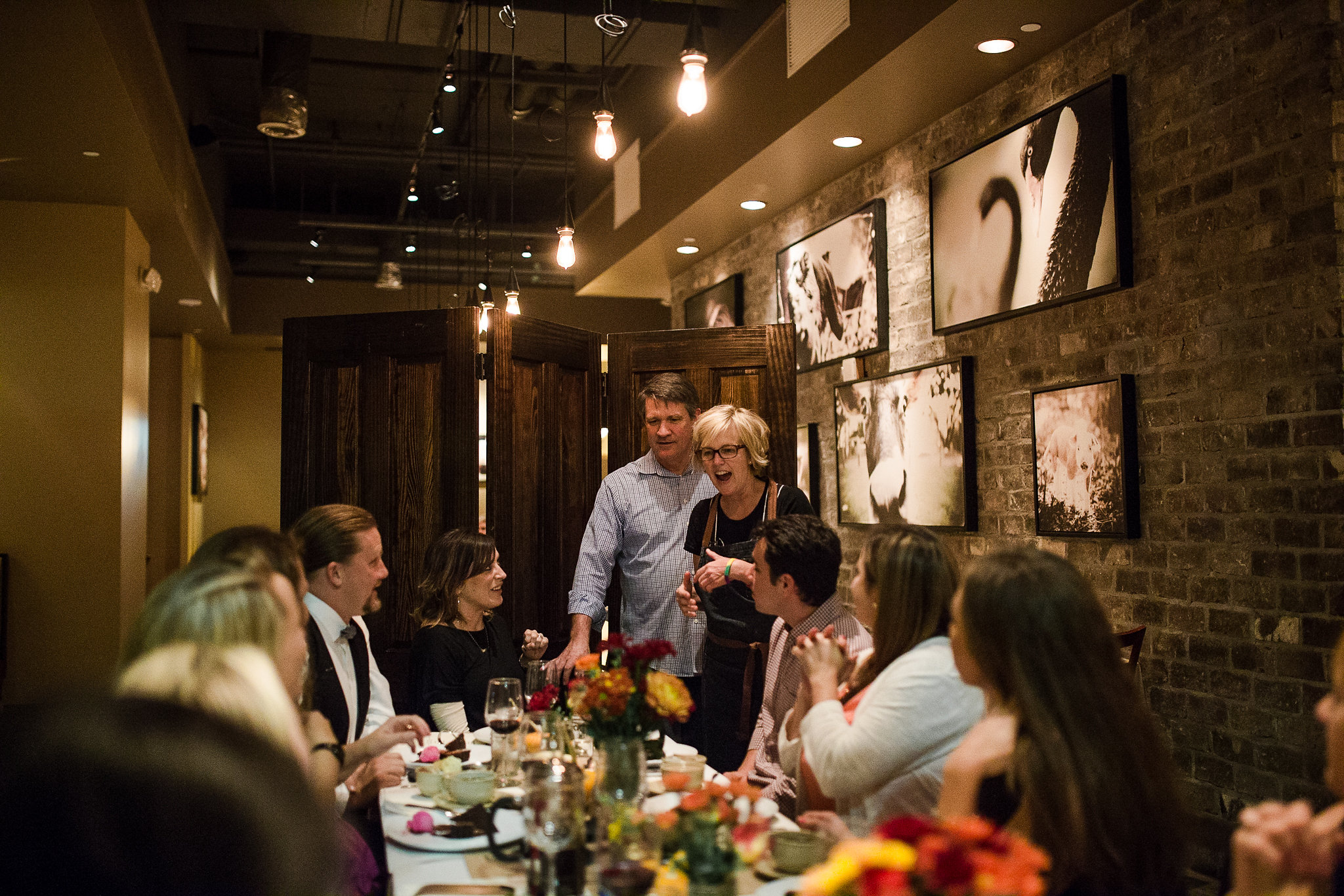 Owner & Chef Kathleen Blake of the Rusty Spoon with husband, William Blake