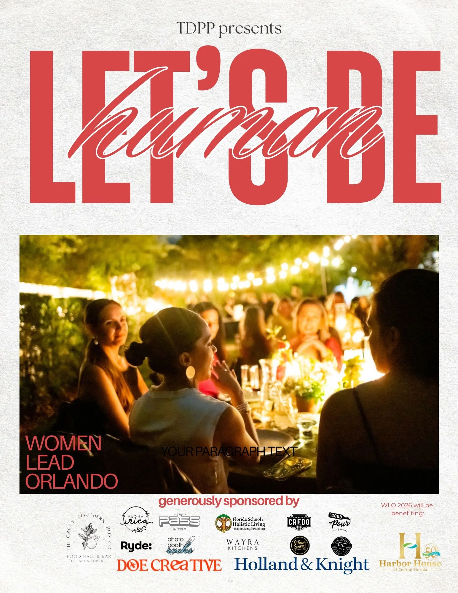 2026 Women Lead Orlando, 3/26/26 (inclusive of sales tax)