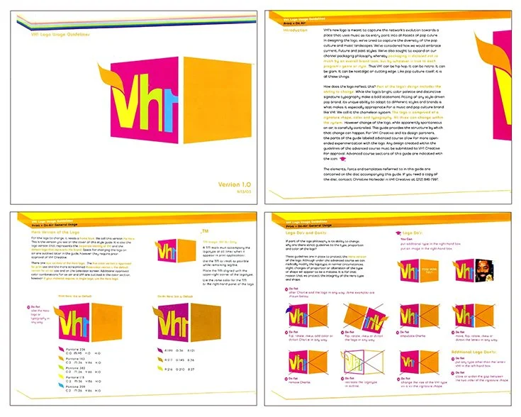 VH1 Rebrand Style Guide