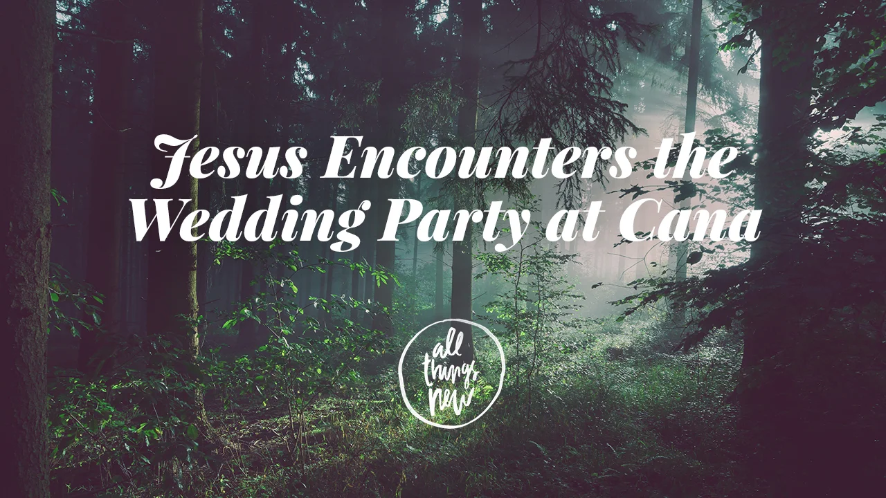 Jesus Encounters the Wedding Party at Cana