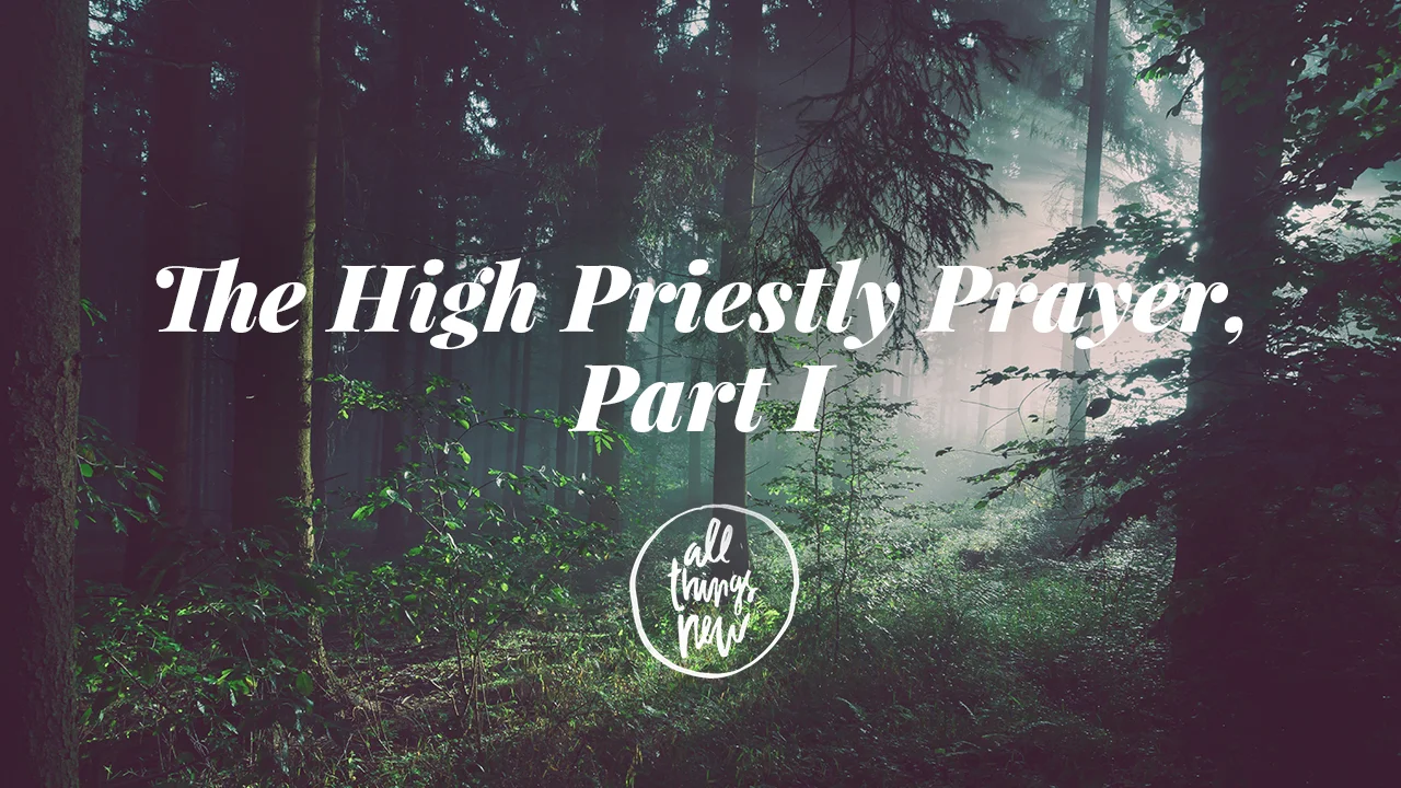 The High Priestly Prayer, Part I