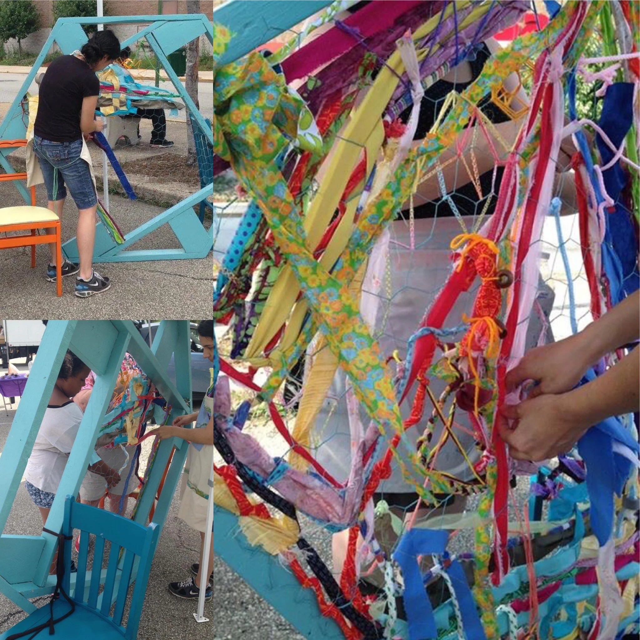 Community weaving project 