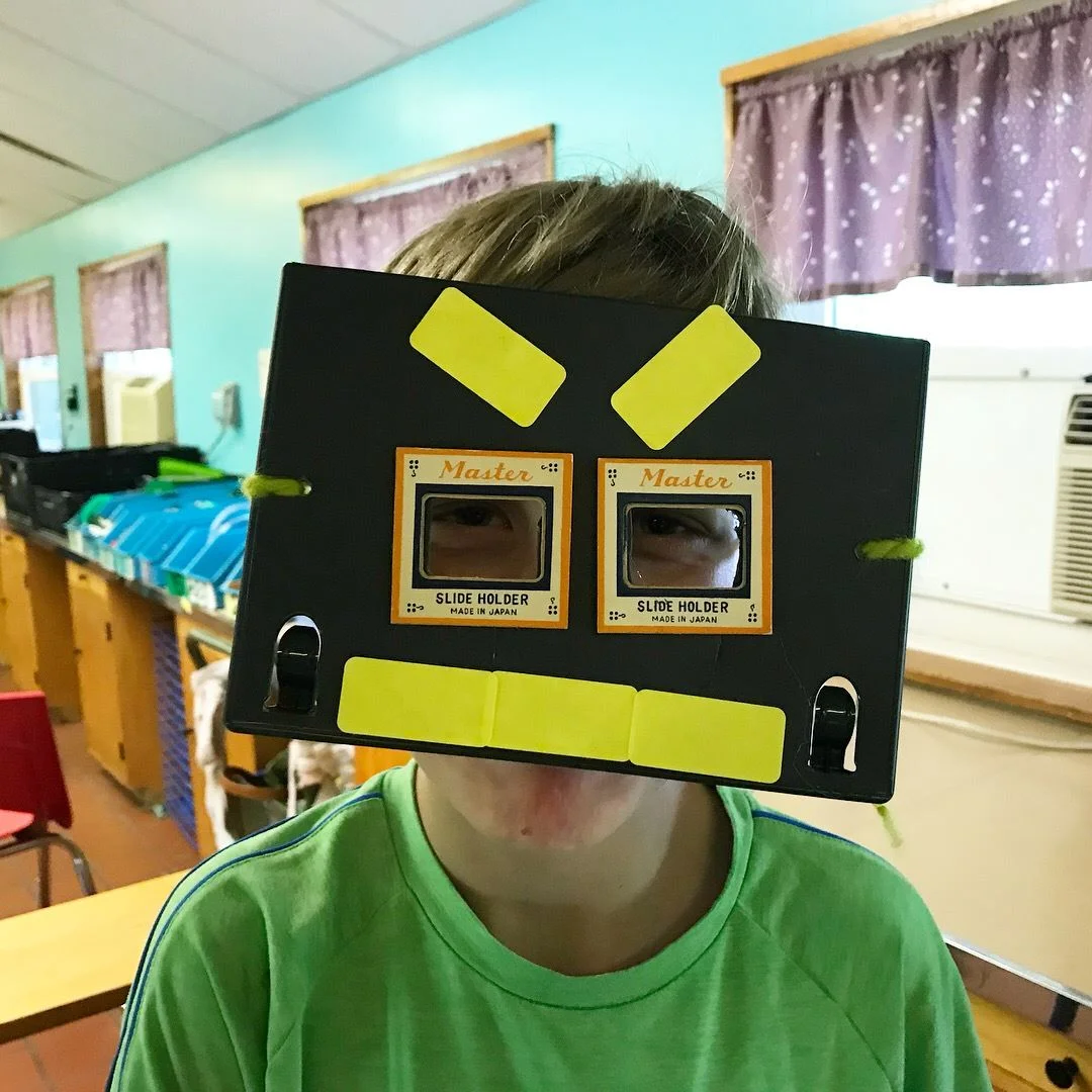 Old media makes interesting masks!