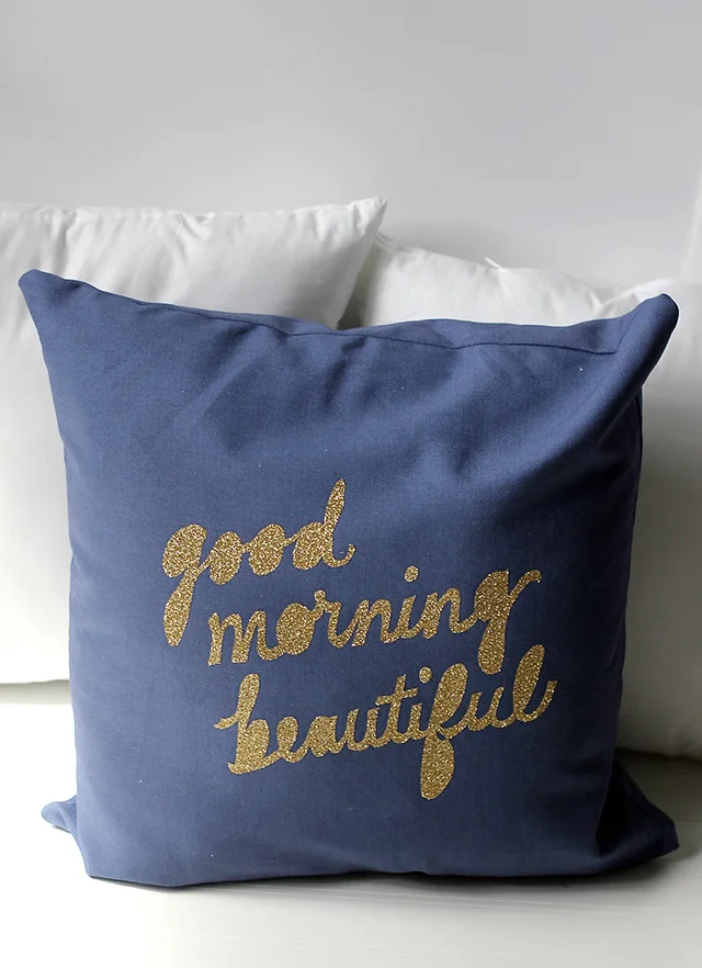 DIY Ironon Pillow — There's Good in Store