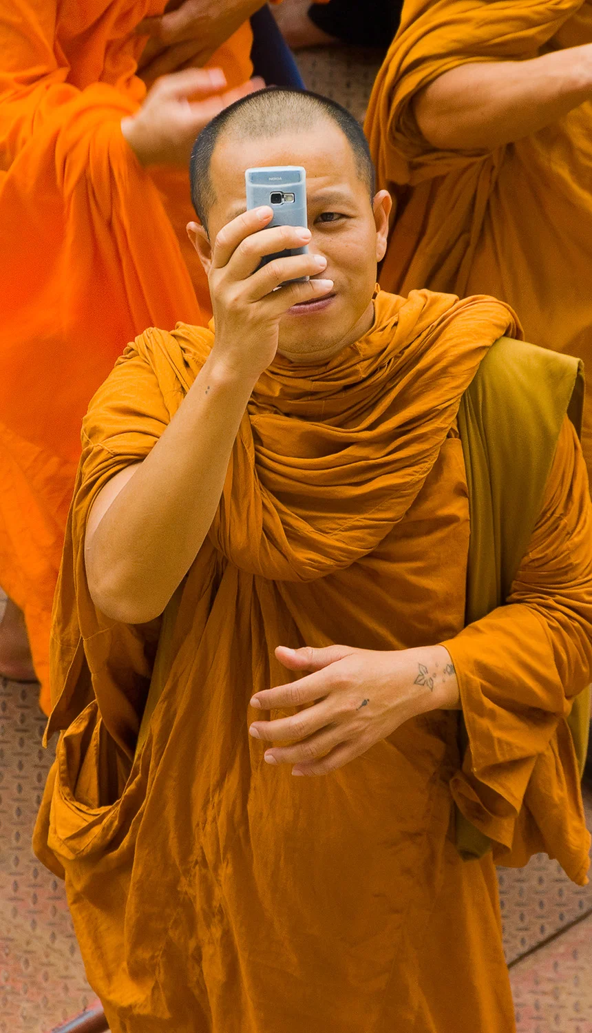 Monk, Pak Ou Caves, Laos