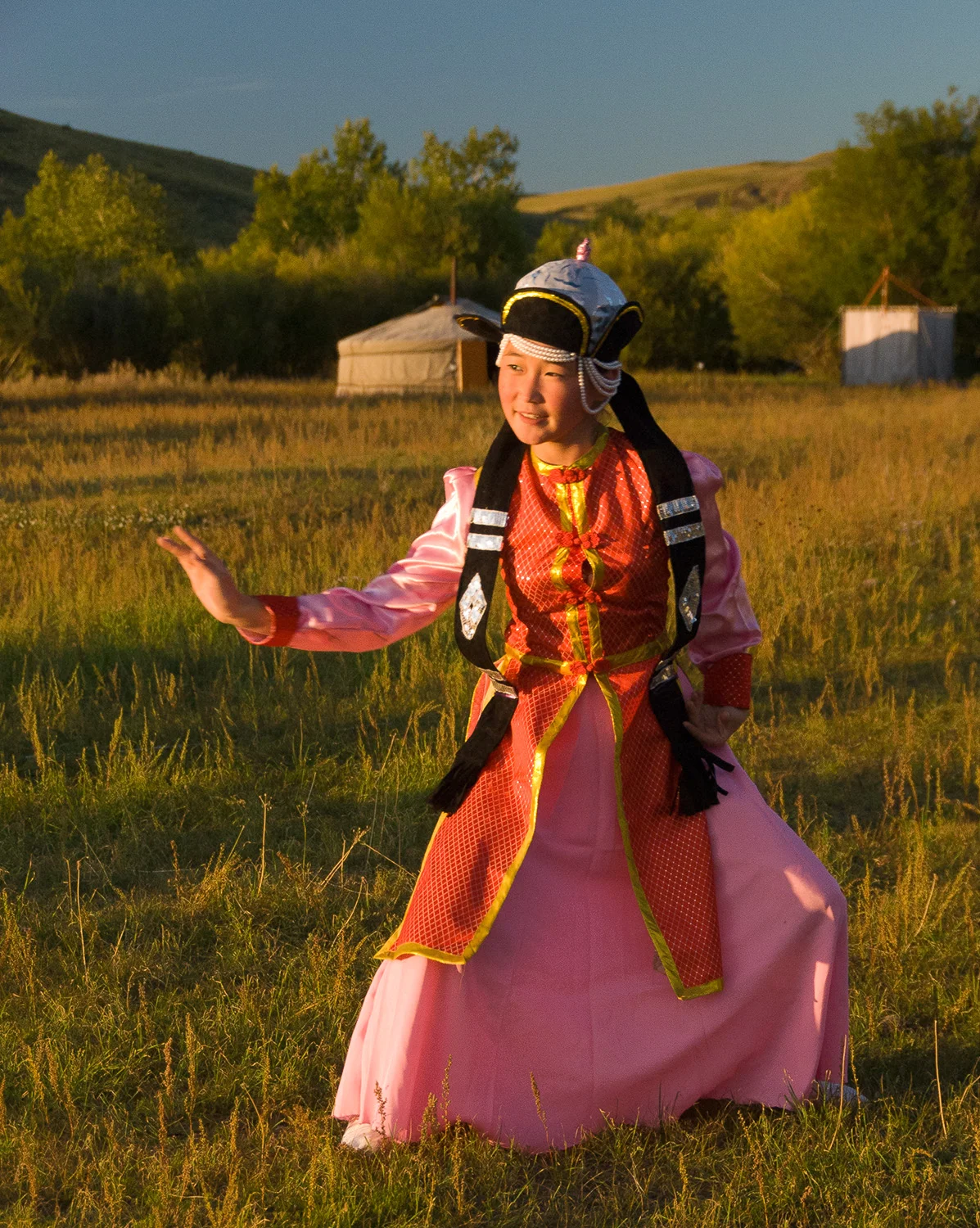 Folk Dancer, Onon River, Mongolia