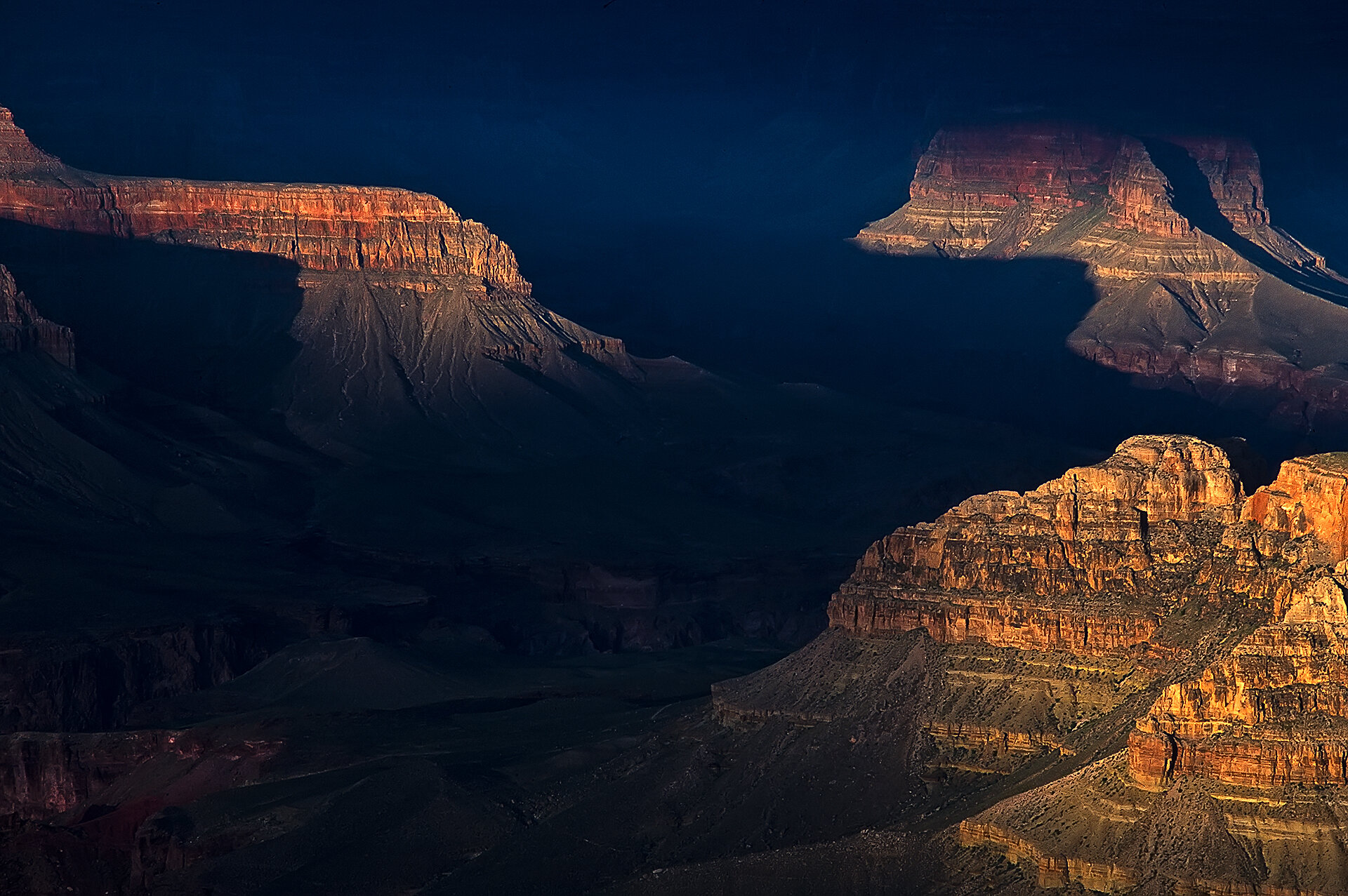 Grand Canyon sunset from the south rim.