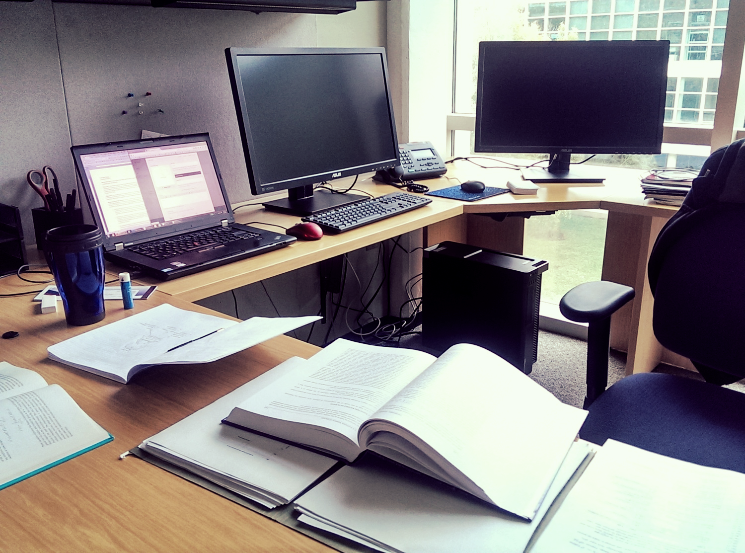 My desk is already a mess.