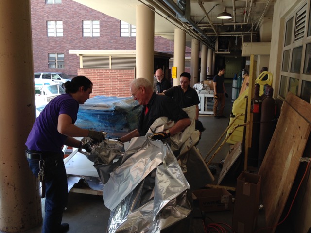 Chaos on the loading dock
