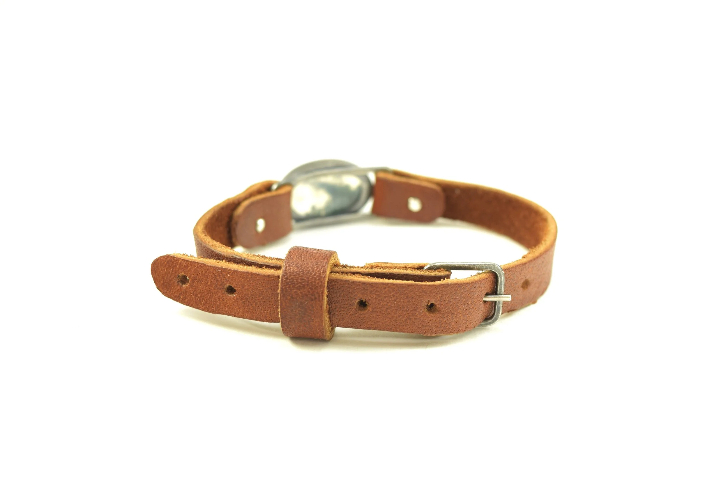 Moss Agate Leather Watchband Bracelet (3).jpeg