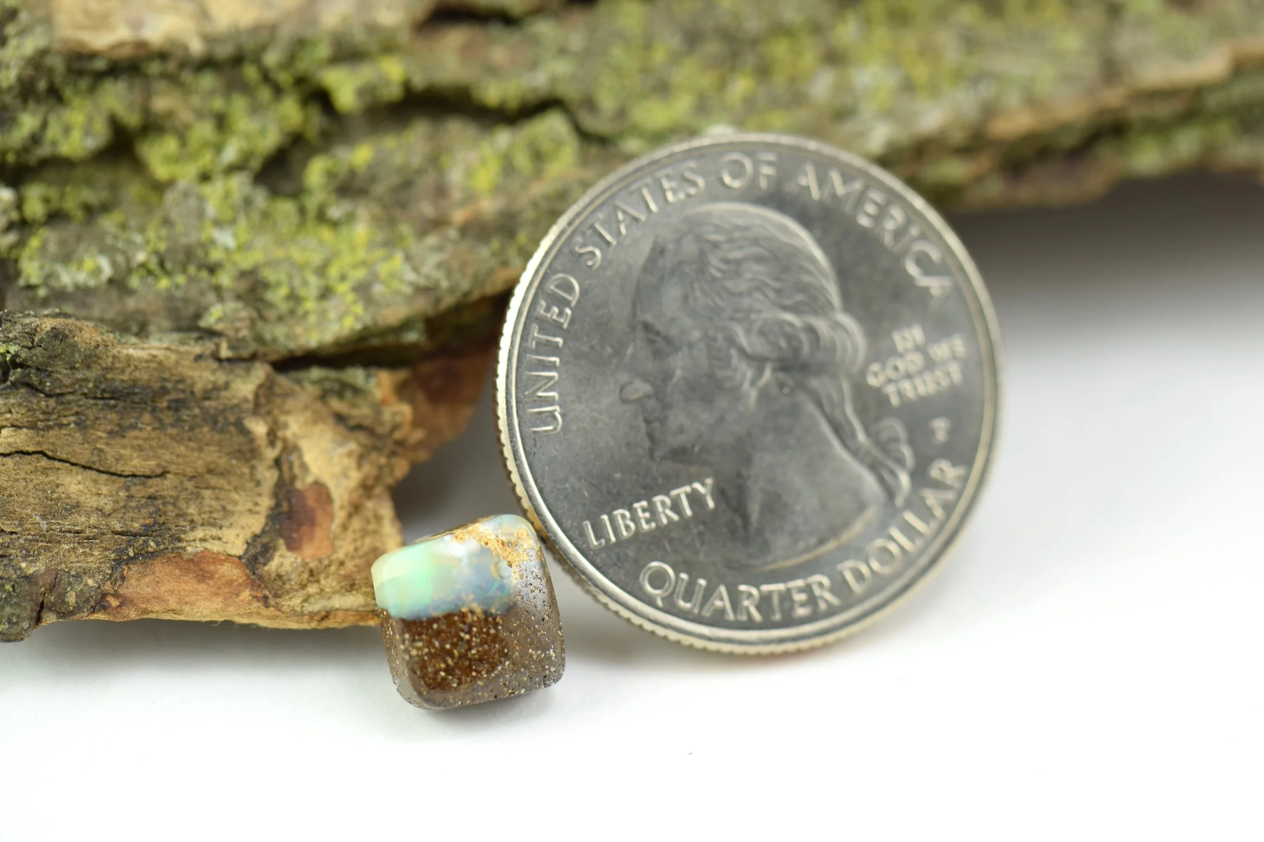 Square Boulder Opal Cabochon