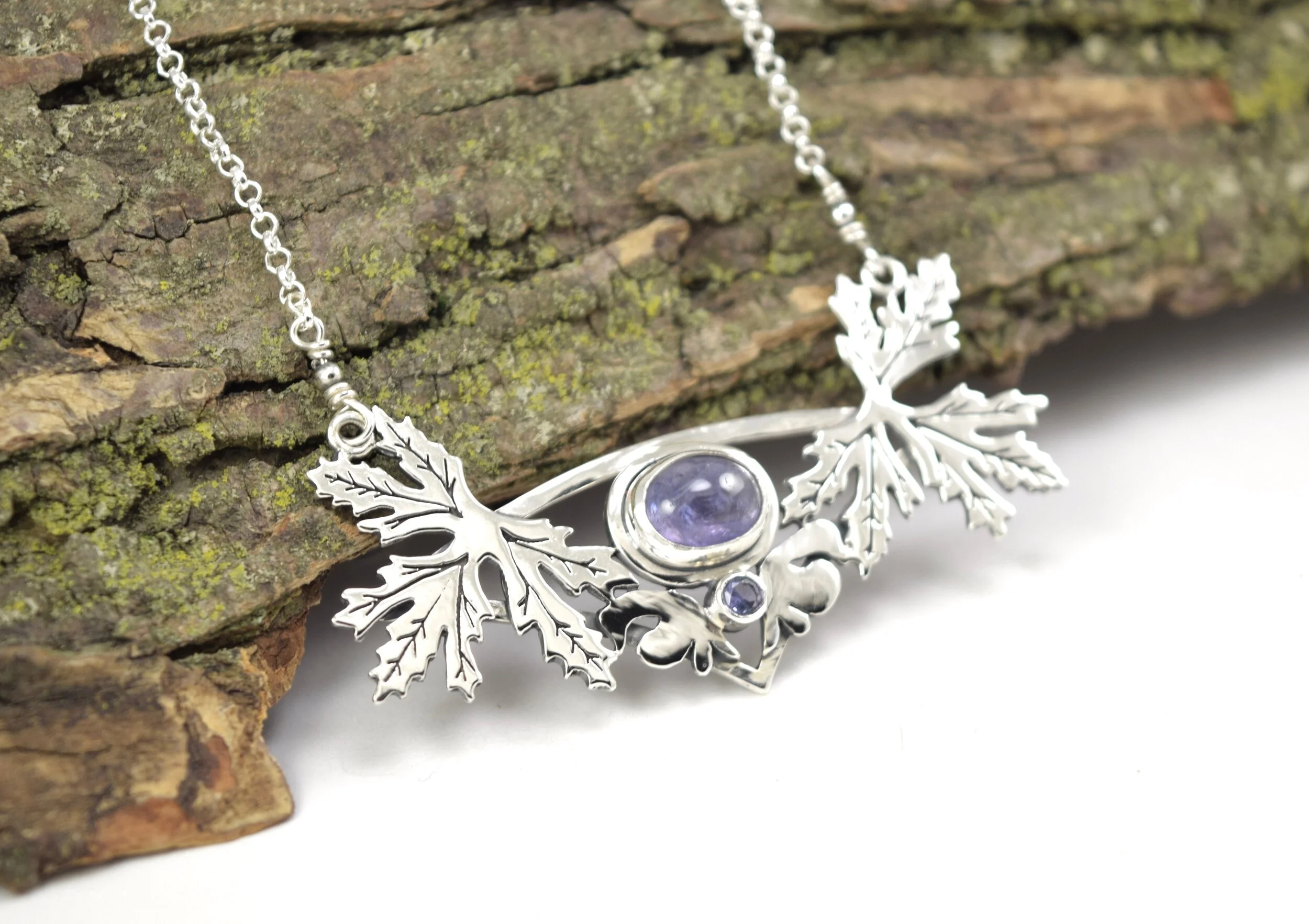Wolfsbane Necklace with Tanzanite 