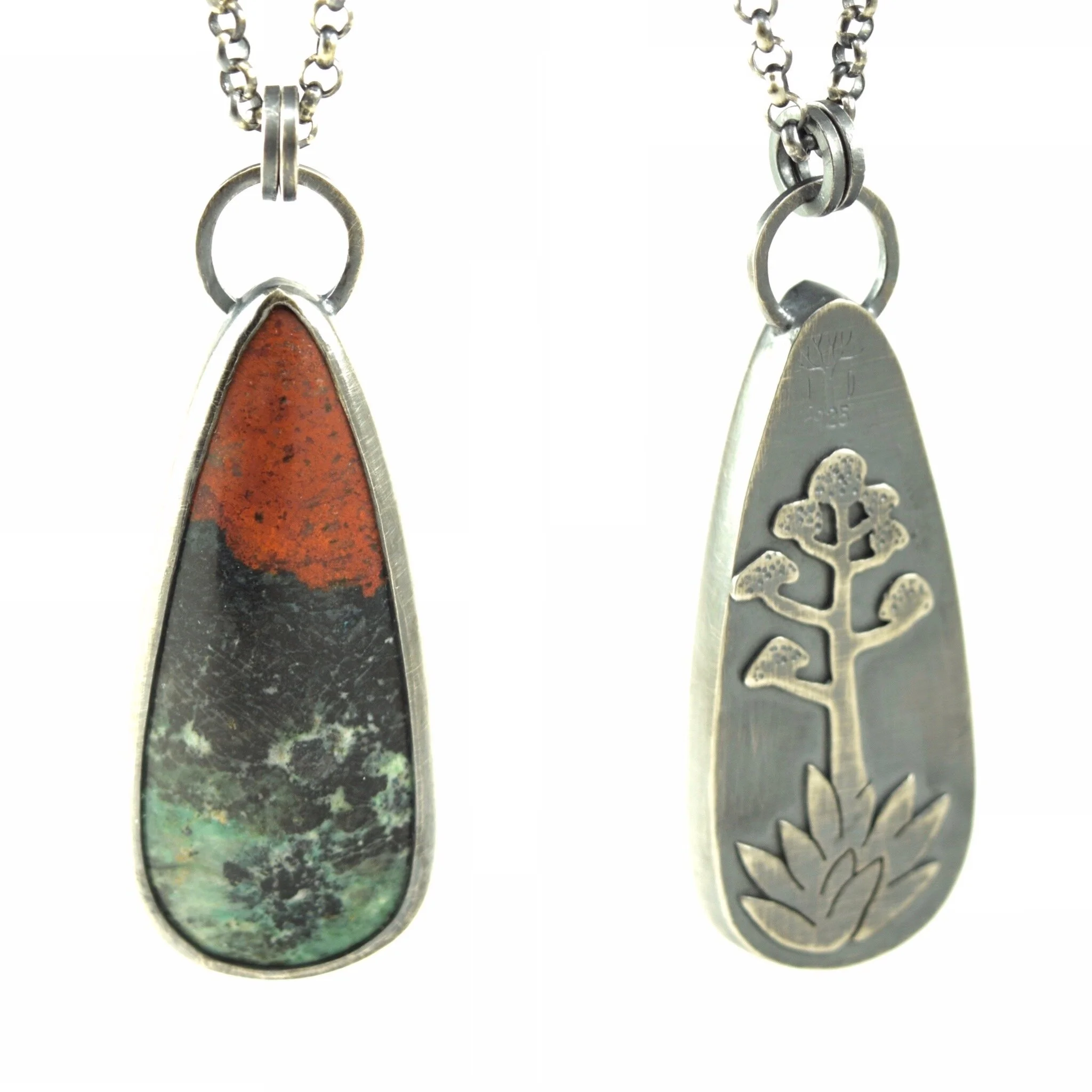 Sonora Sunrise and Agave Pendant