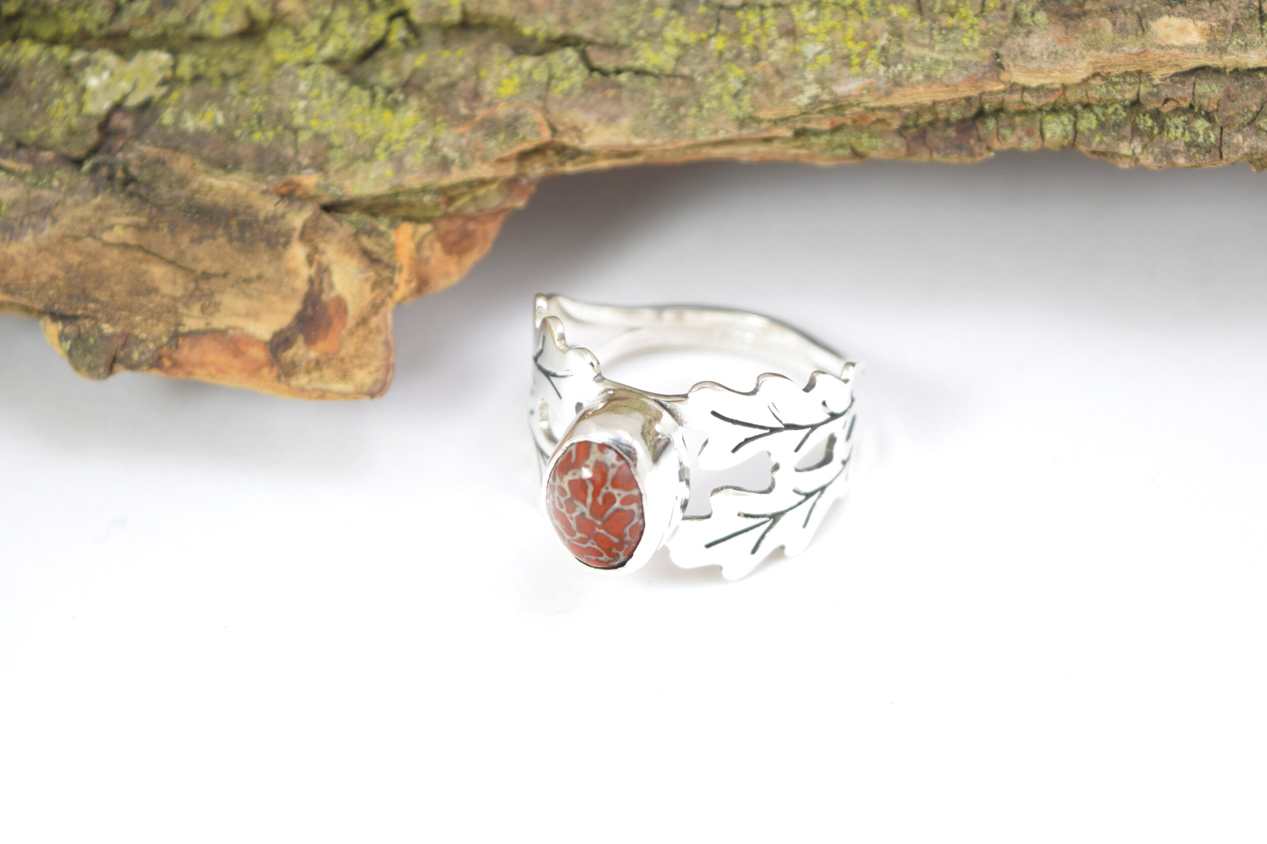 Dinosaur Bone Oak Leaf RIng (7).jpeg