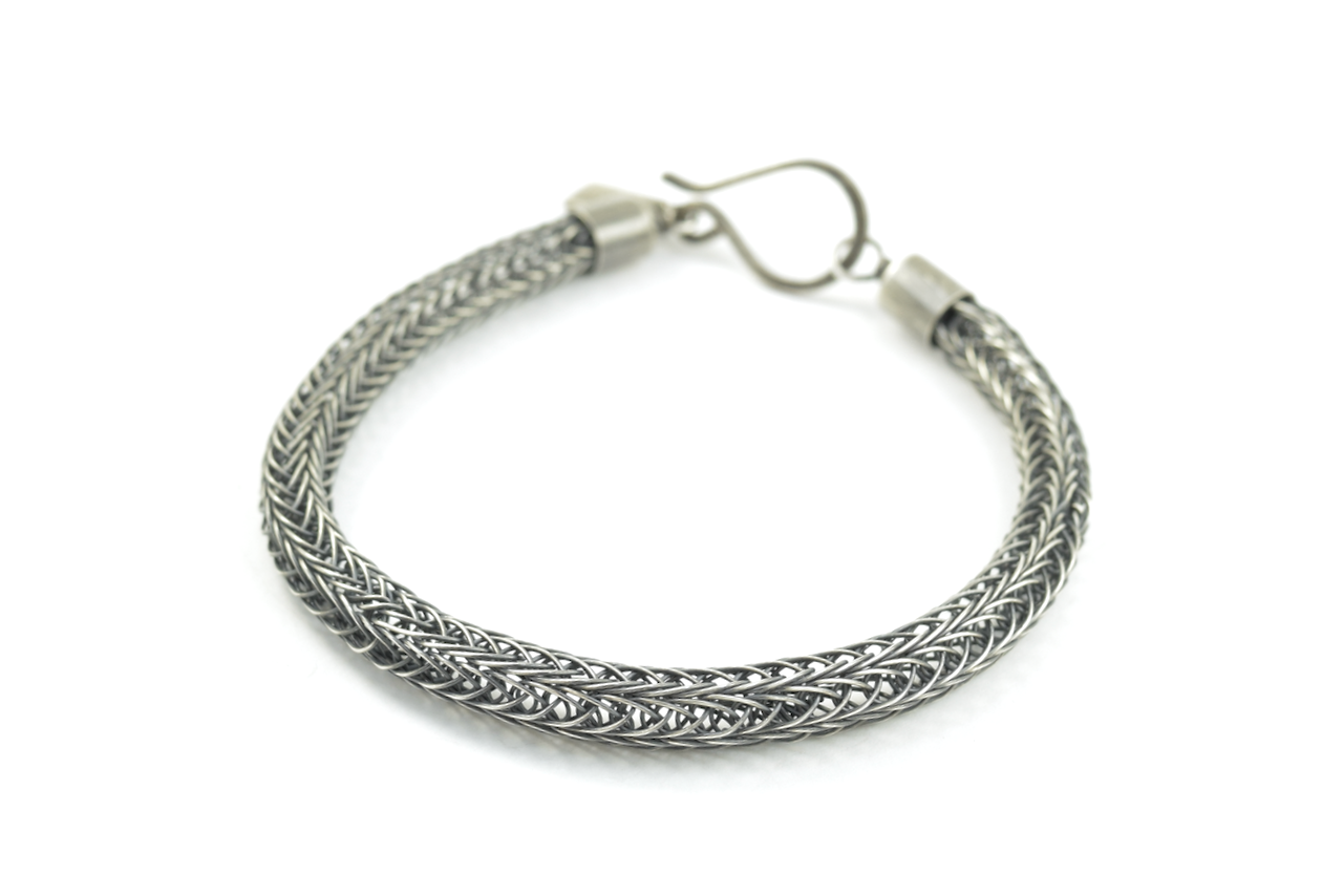 Sterling Silver Viking Knit Bracelet - Thick Double Weave (9).png