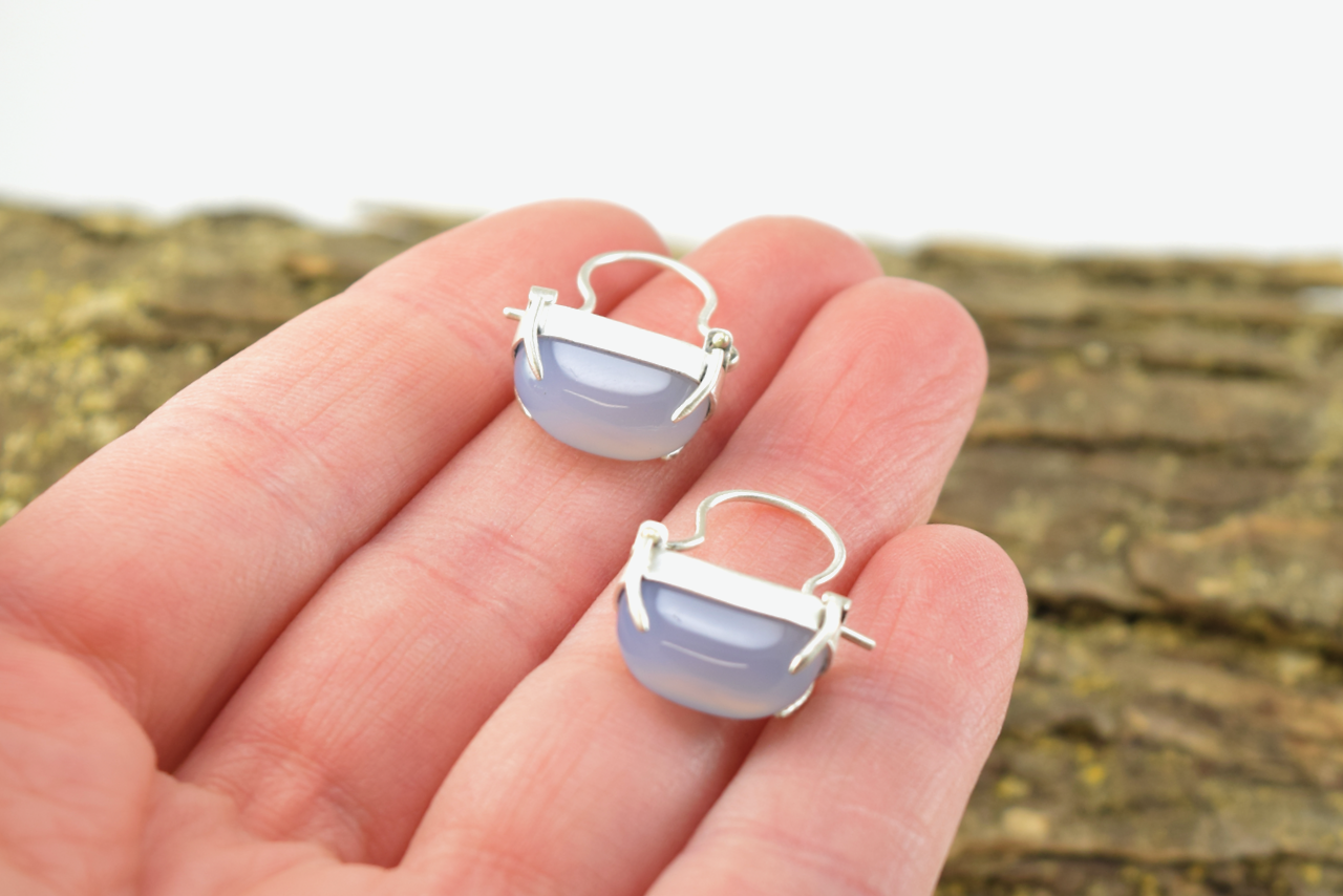 Blue Chalcedony High Dome Hoop Earrings (2).png