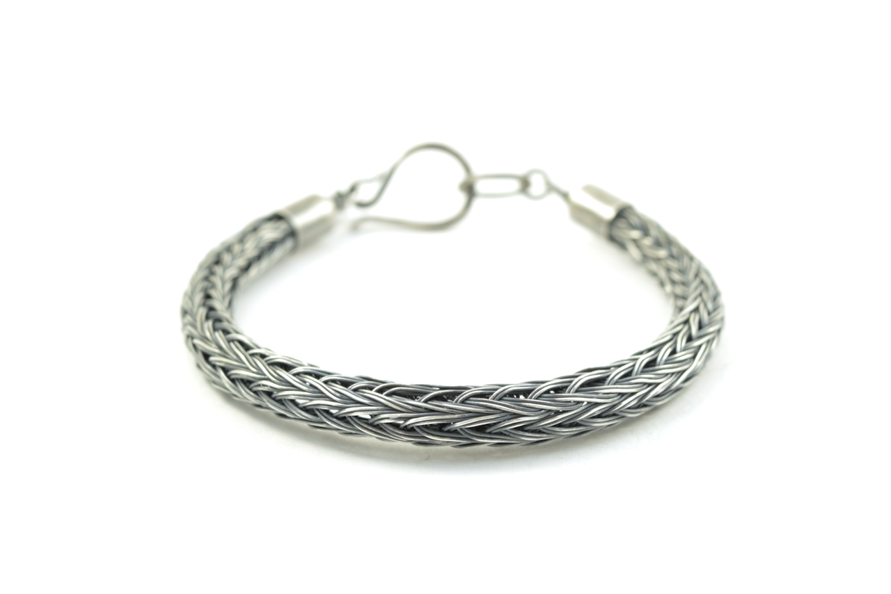 Double Strand Double Viking Knit Bracelet Sterling Silver (3).png