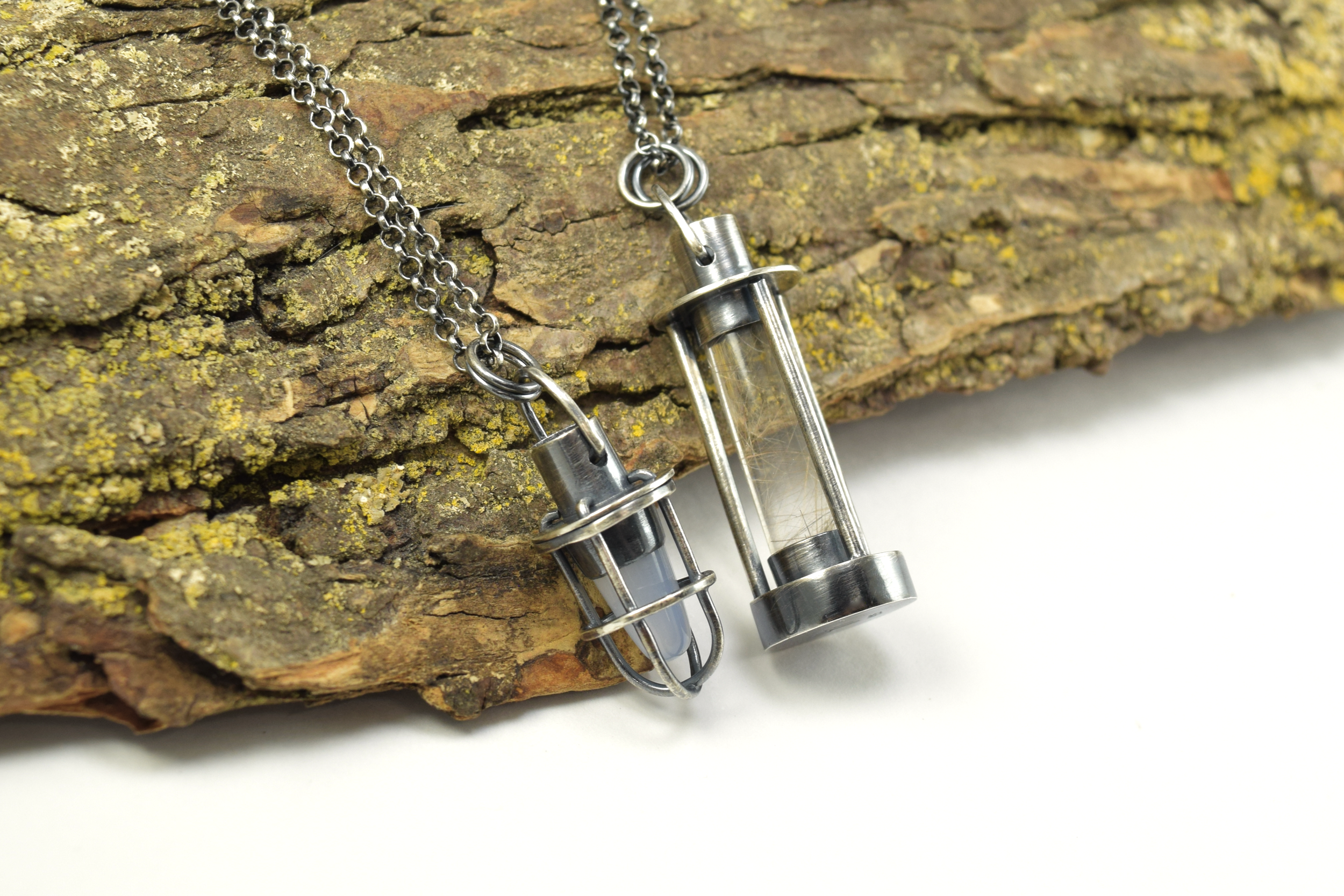 Rutilated Quartz and Blue Chalcedony Lantern Pendants.png
