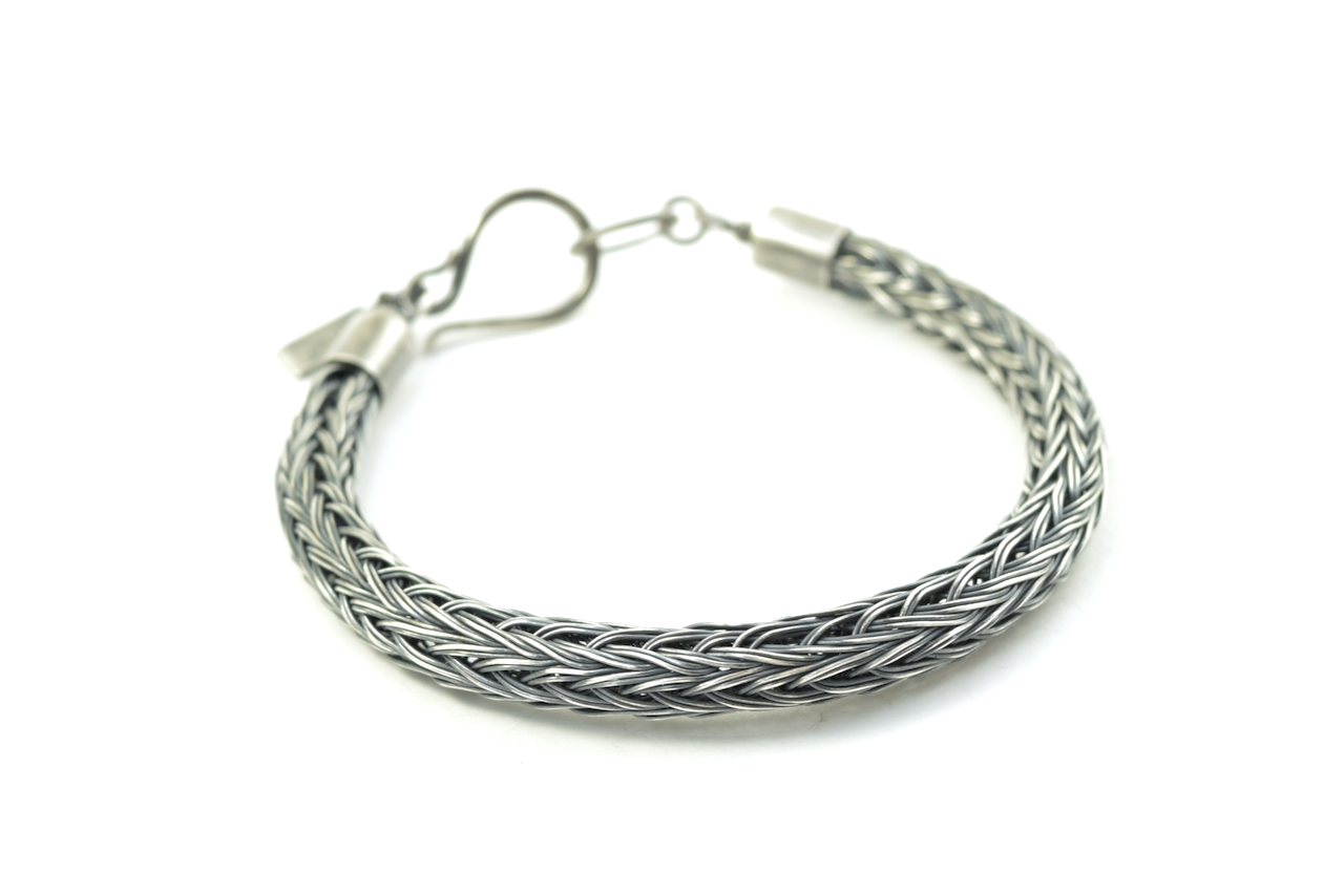 Double Strand Double Viking Knit Bracelet Sterling Silver (2).png
