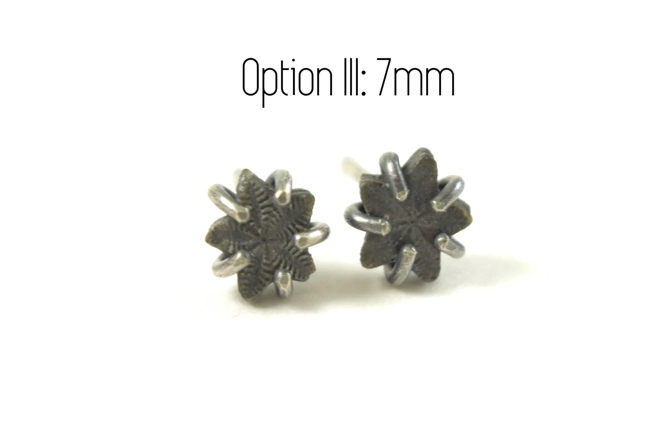 Crinoid Star Fossil Earrings 9-25 III.jpeg