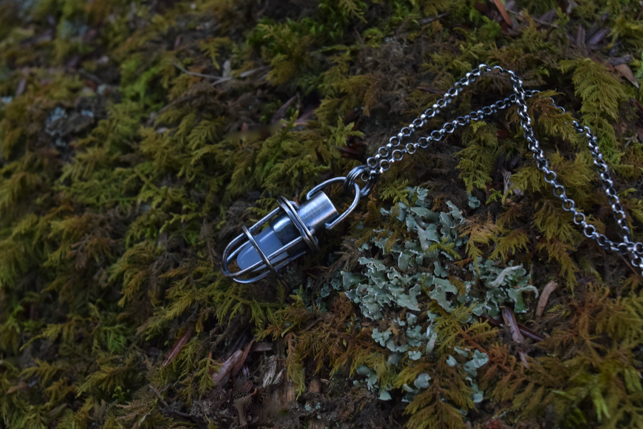 Blue Chalcedony Lantern Necklace Forest.png