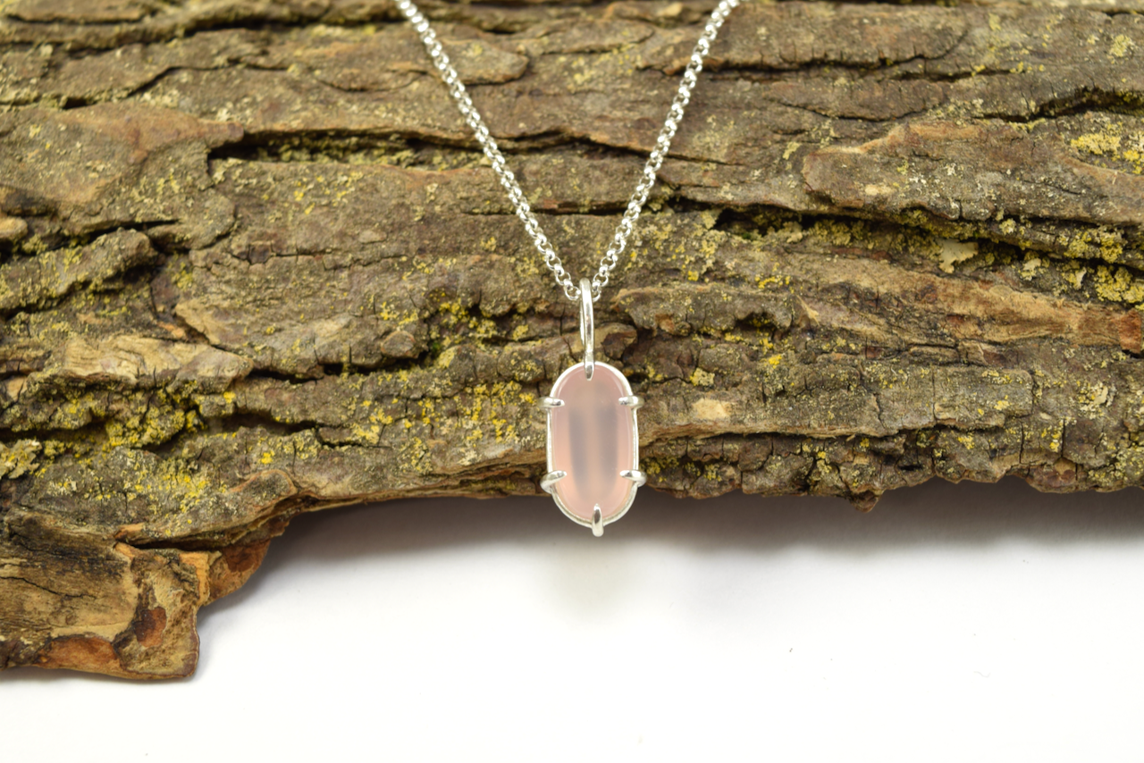 Pink Chalcedony Pill Bulkhead Light Necklace (6).png