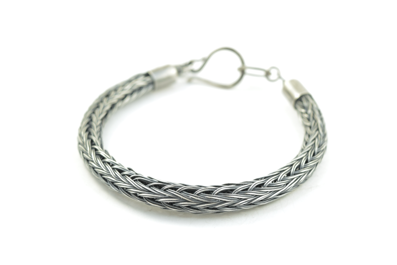 Double Strand Double Viking Knit Bracelet Sterling Silver (1).png