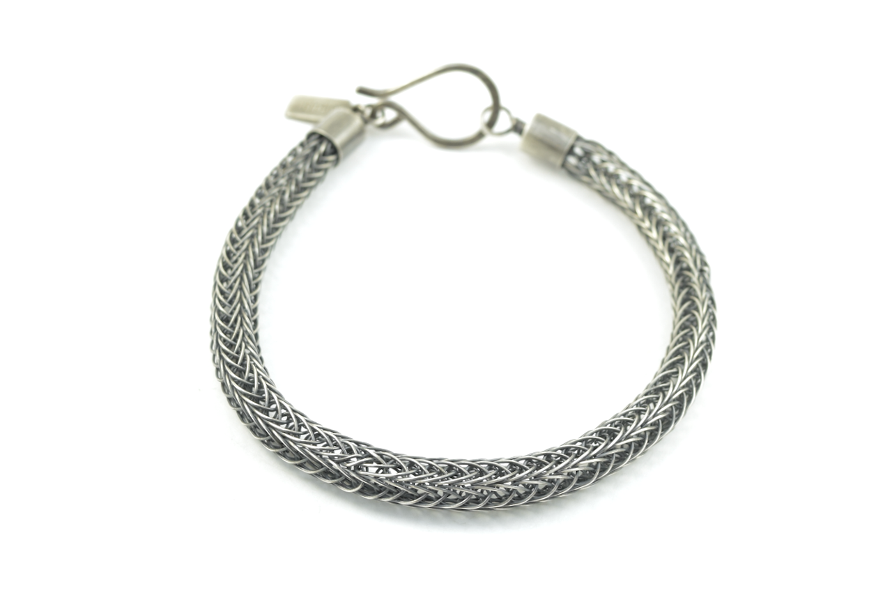 Sterling Silver Viking Knit Bracelet - Thick Double Weave (8).png
