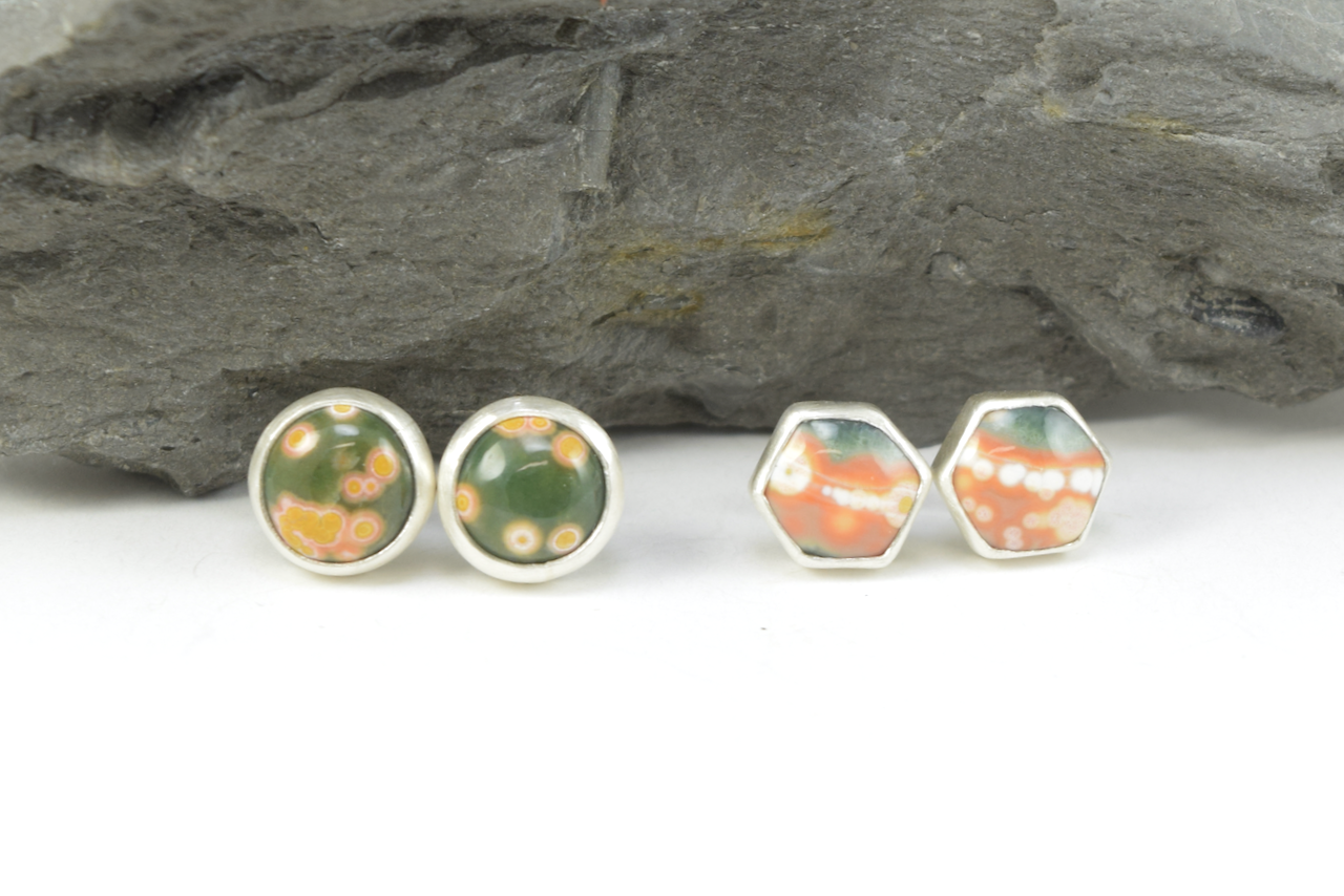 Ocean Jasper Hex and Round Studs.png