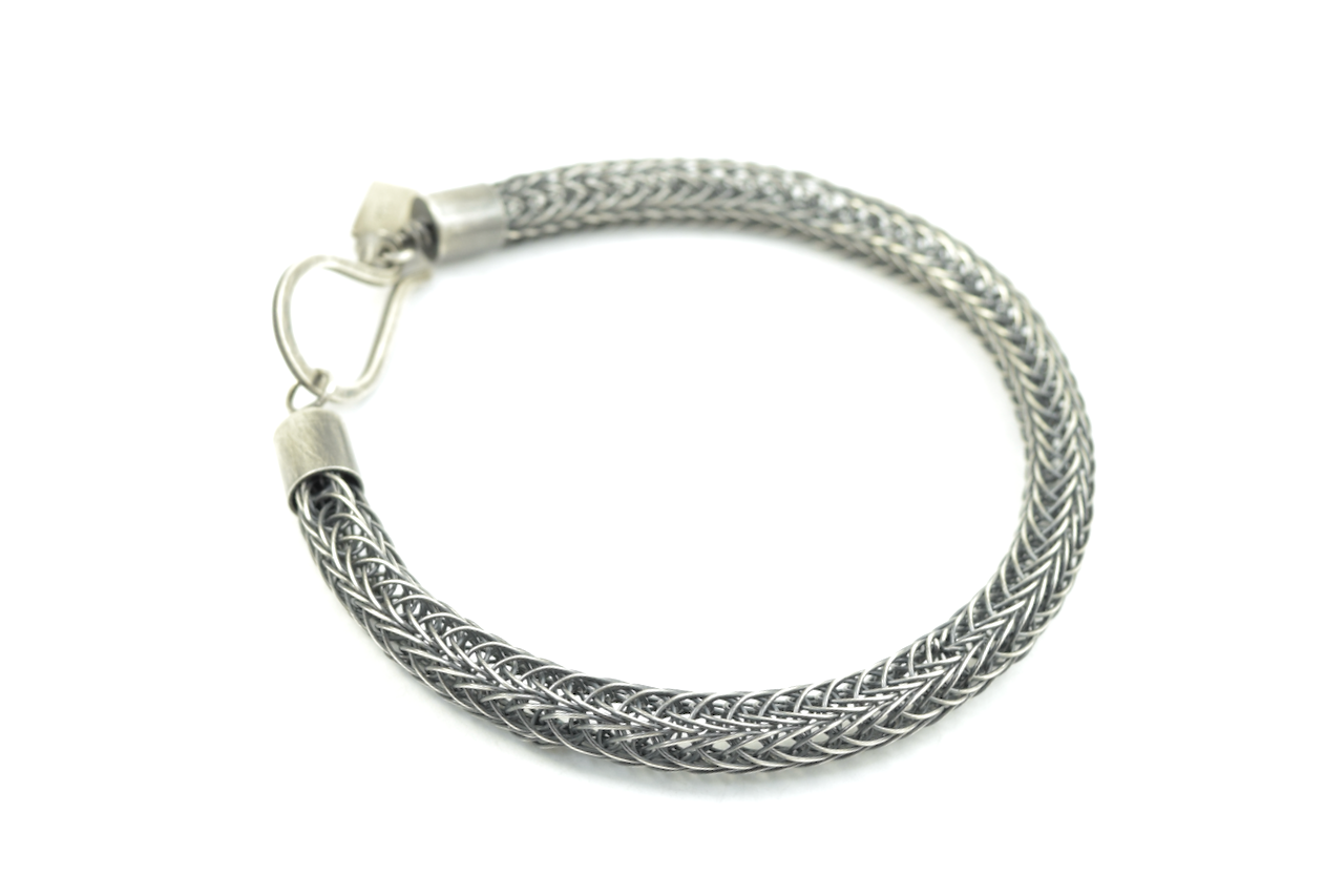 Sterling Silver Viking Knit Bracelet - Thick Double Weave (2).png