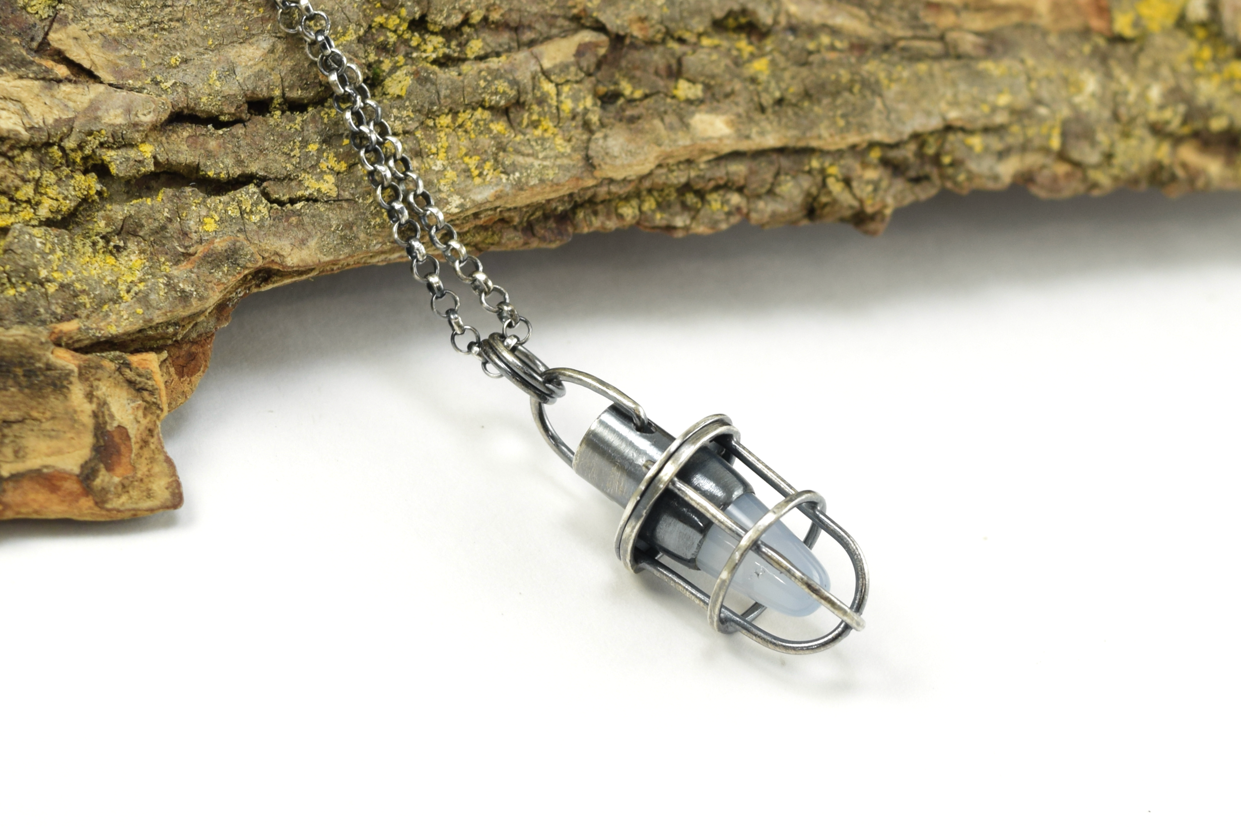 Blue Chalcedony Hanging Cage Lantern Pendant (7).png