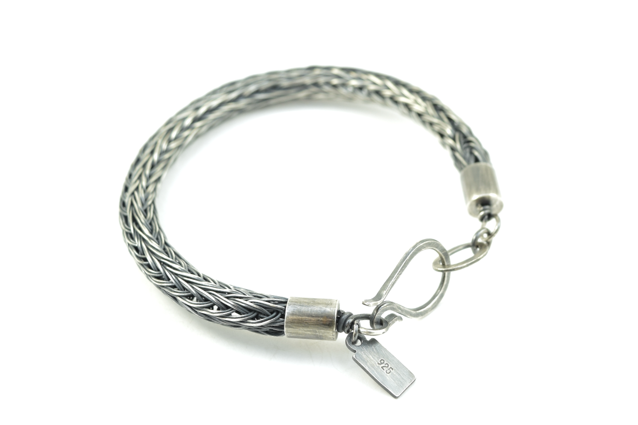 Double Strand Double Viking Knit Bracelet Sterling Silver (9).png