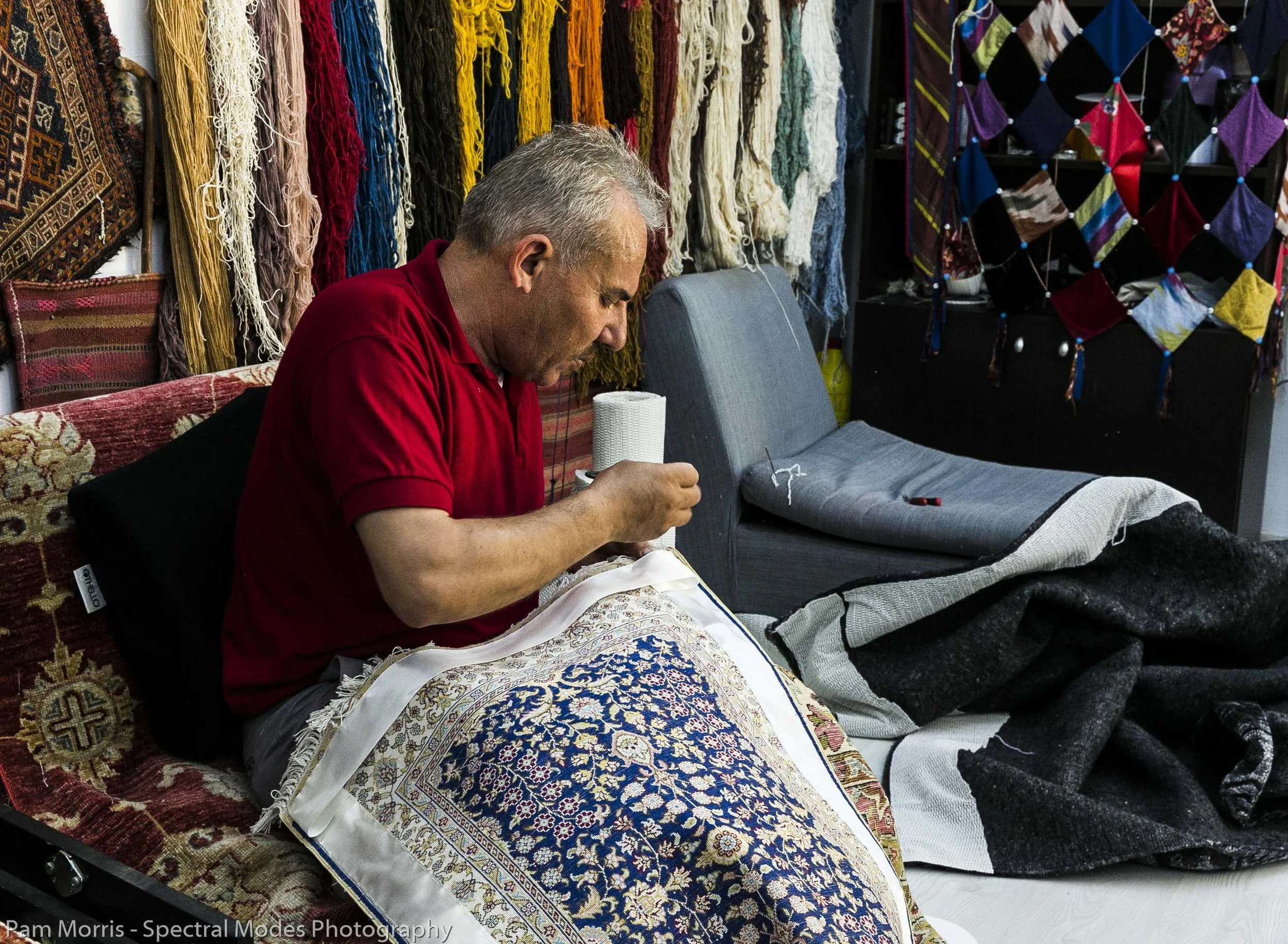 Turkish rug making