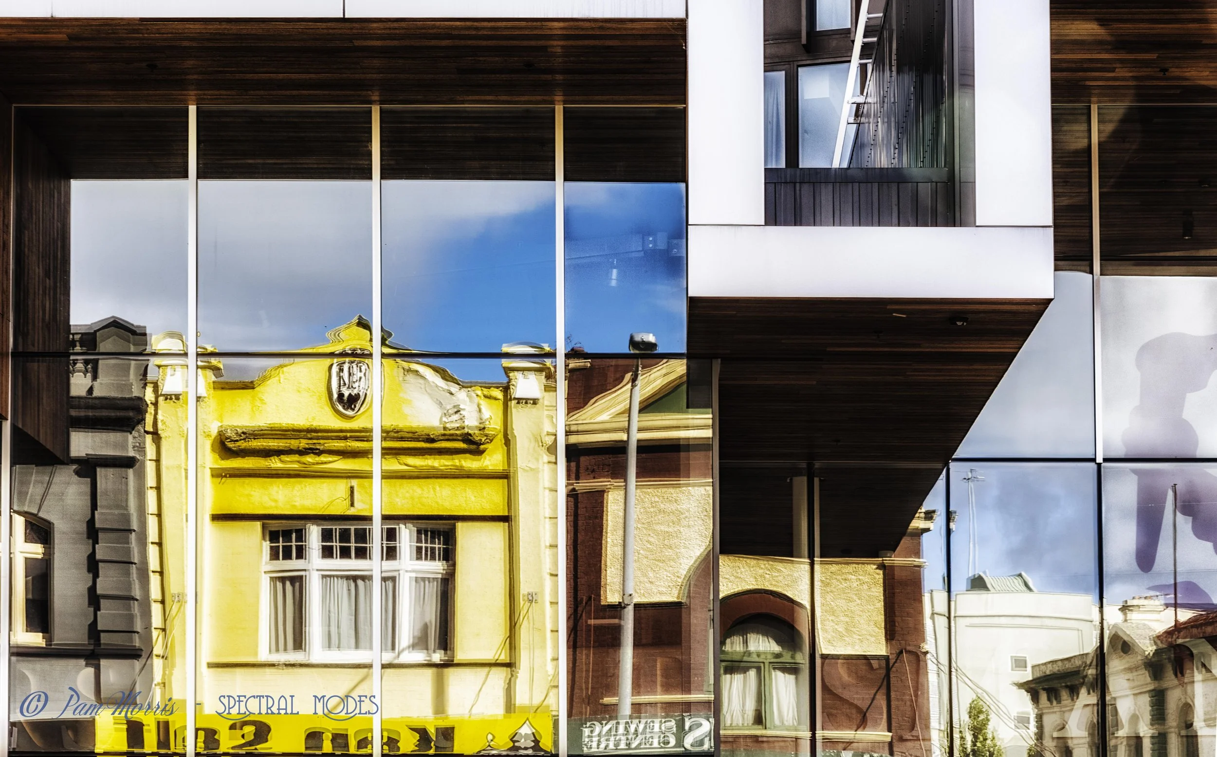 Old Hobart Reflected in the new