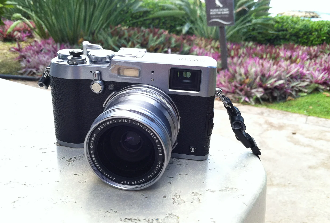 My Fuji X100T with the WCL-X100 Wide Conversion Lens mounted