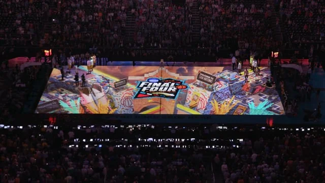 NCAA Final Four Court Projection