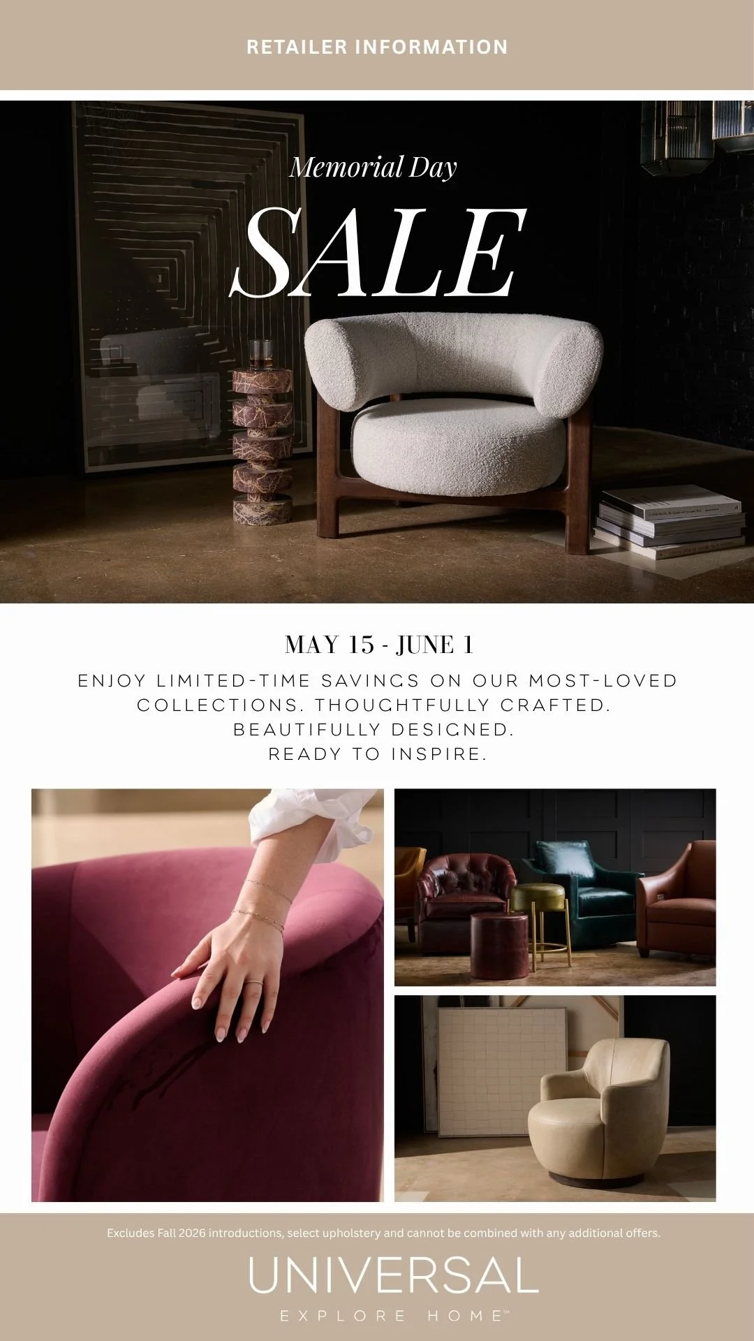 Universal Memorial Day Sale