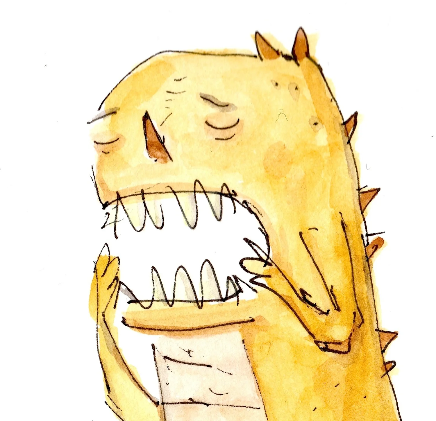 Yawning Dinosaur