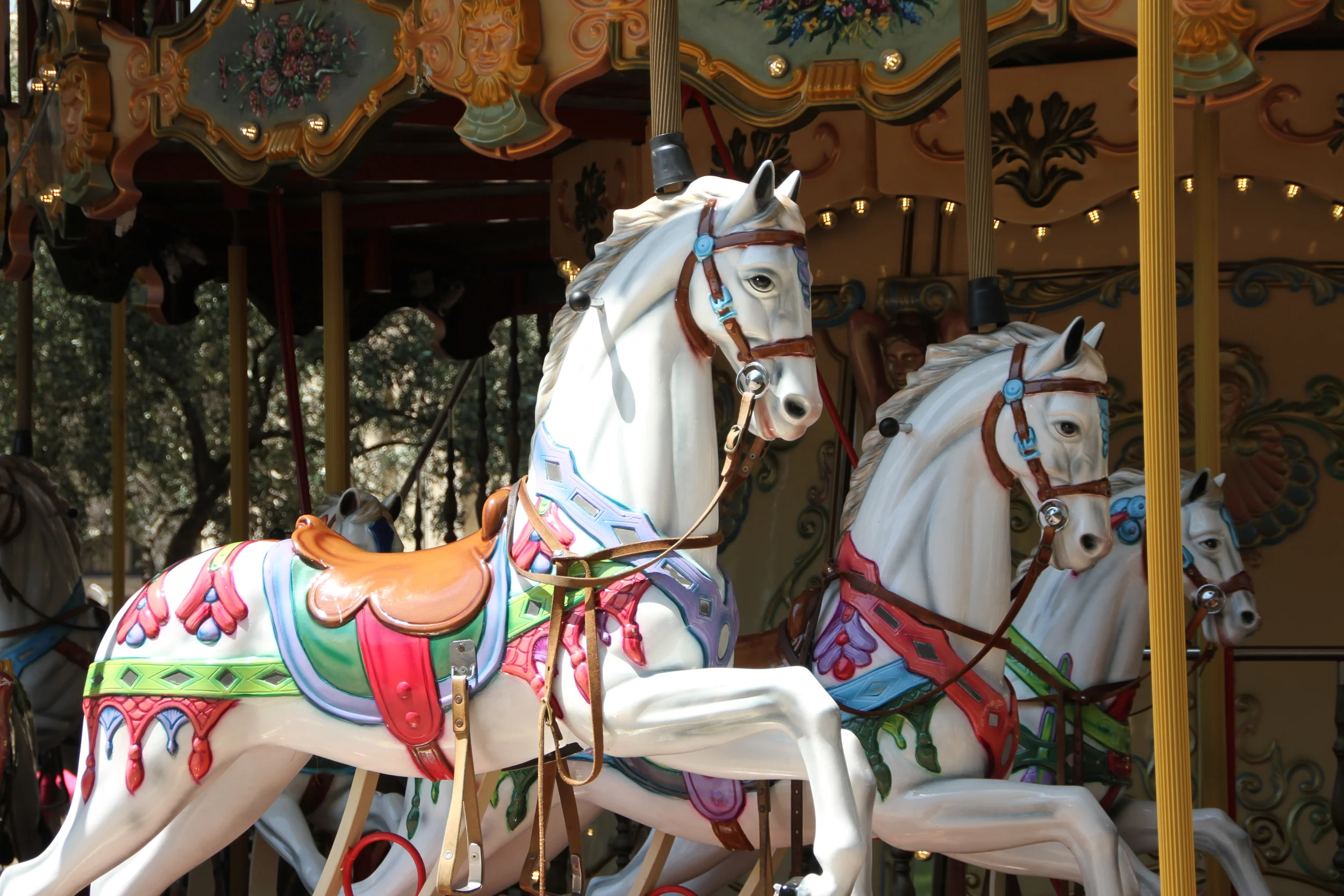 Carrousel detail, Place de l'Horloge, Avignon.