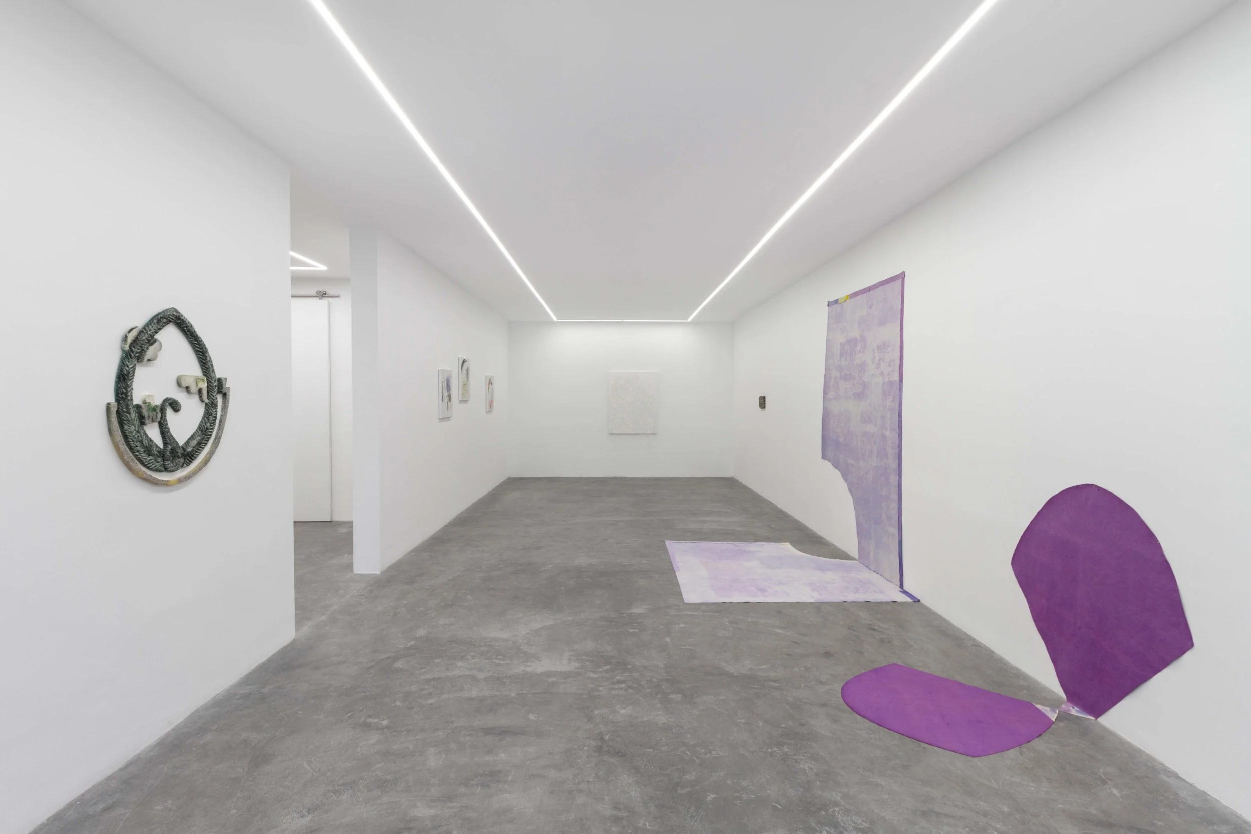 Installation view from Pushing Up Daisies , 2018.