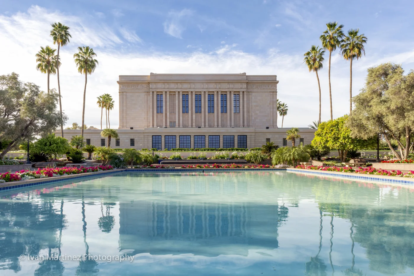 Mesa LDS Temple. Photo by Ivan Martinez Photography.