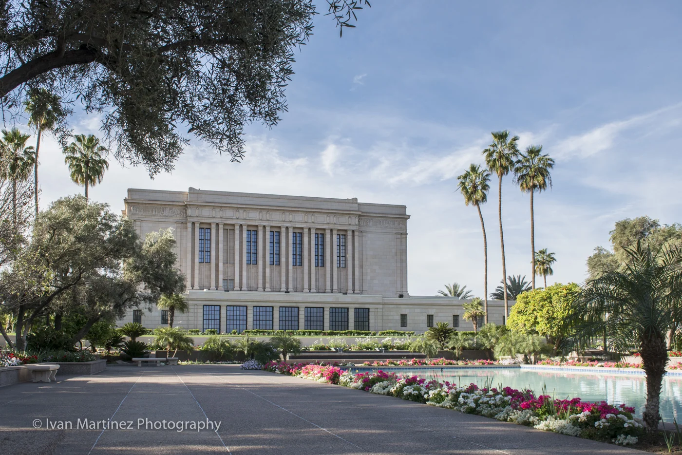 Mesa LDS Temple. Photo by Ivan Martinez Photography.