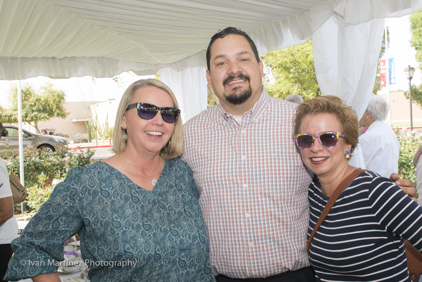 Councilmember Francisco Heredia with Participants at the Mesa Community College Rose Garden Tea Event