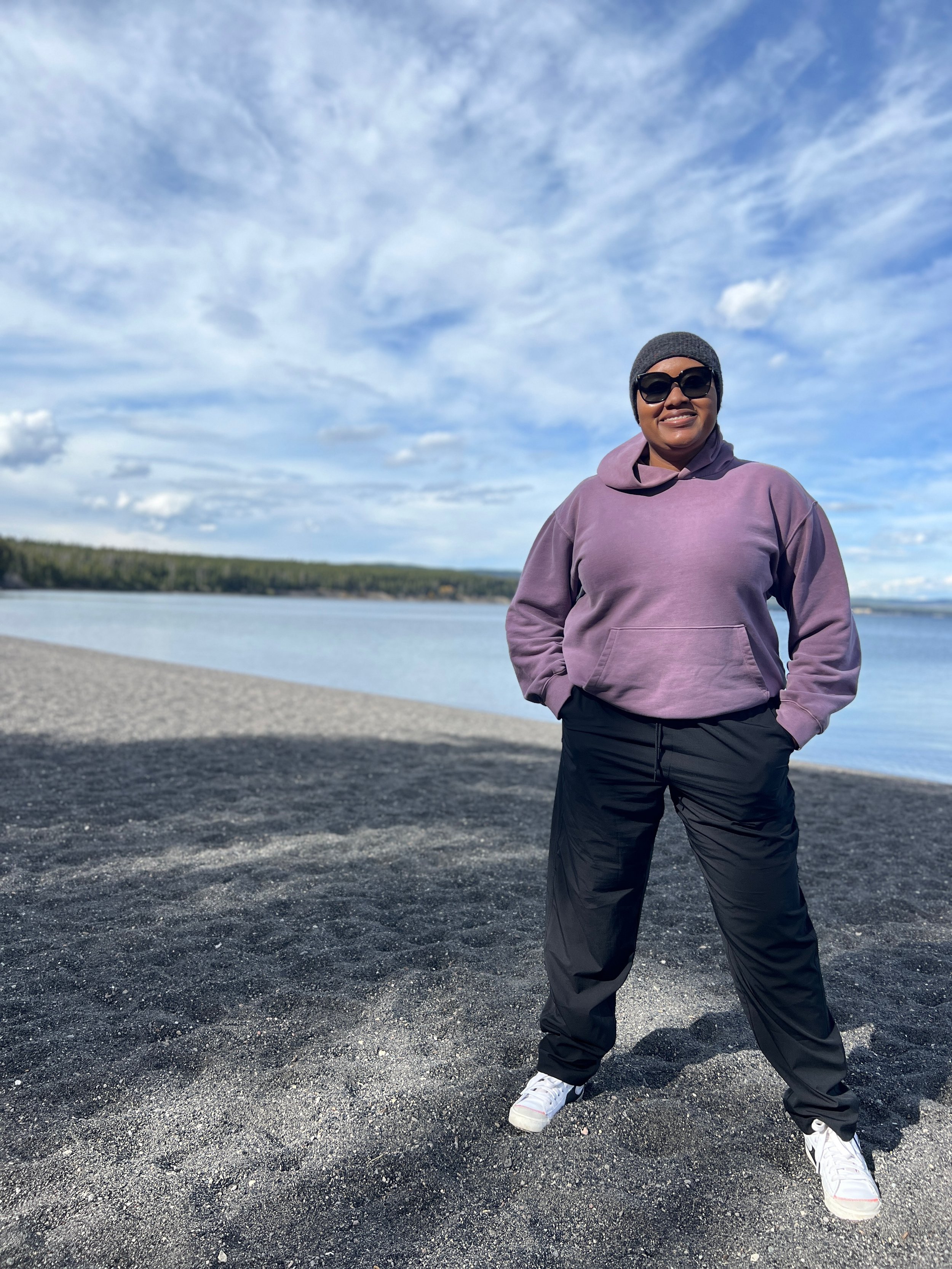 Standing at lake in Yellowstone.jpeg