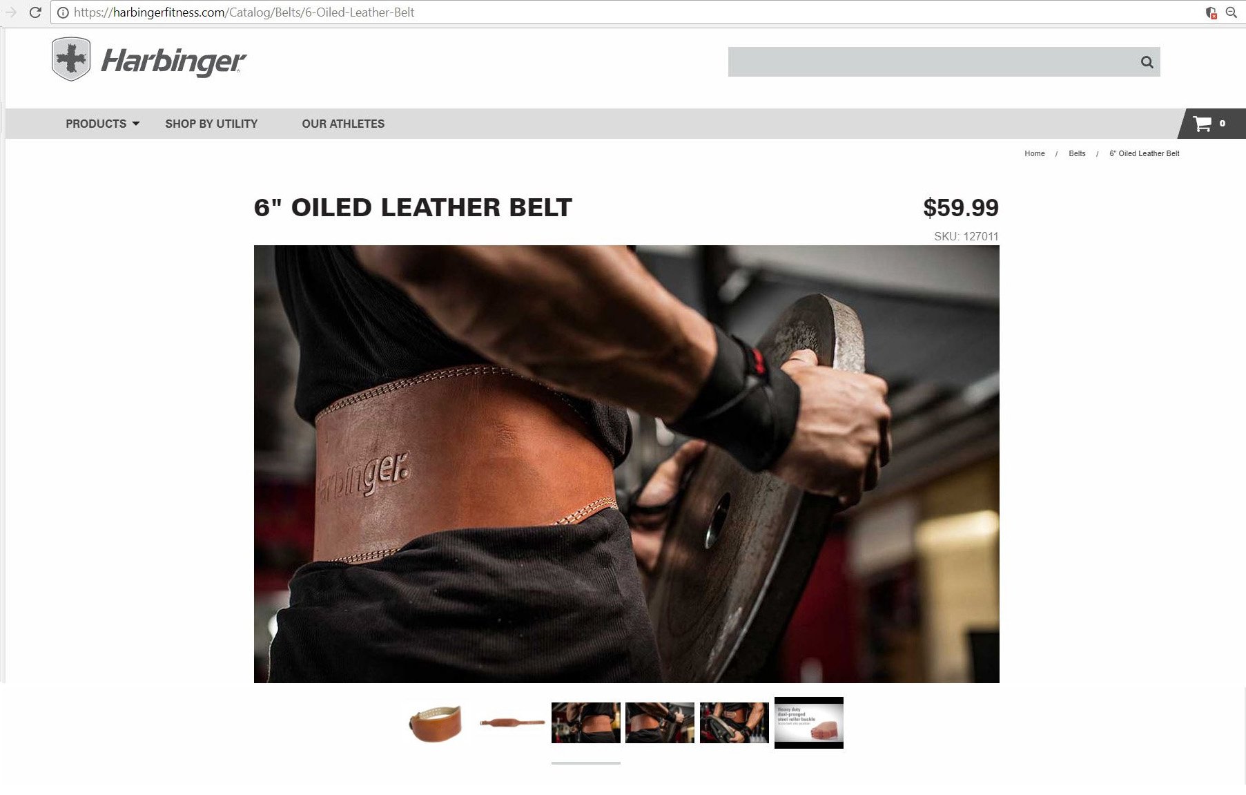 harbinger brown leather belt  4.jpg