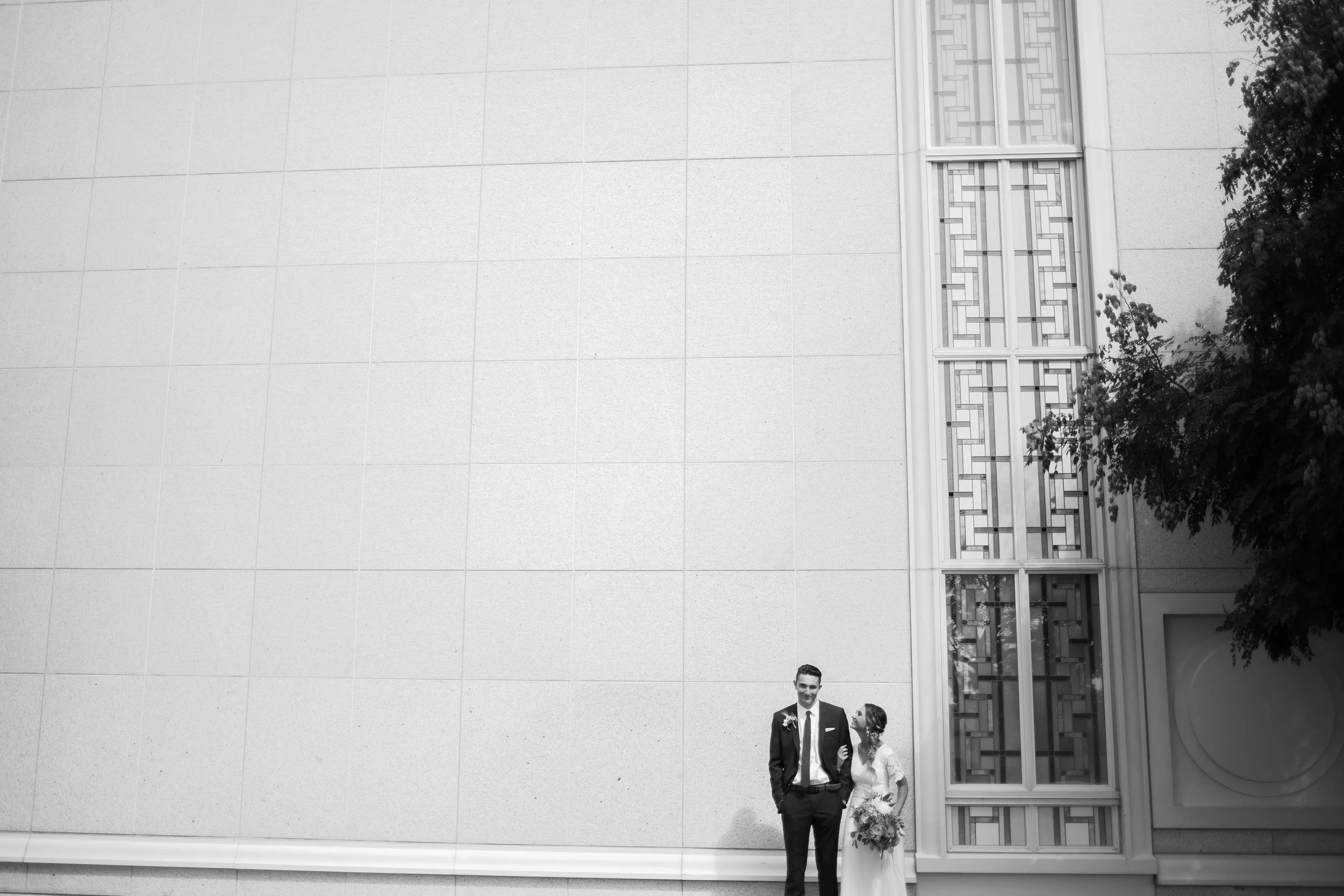 Salt Lake City Backyard Wedding || Paige + Josh || Utah Wedding Photographer