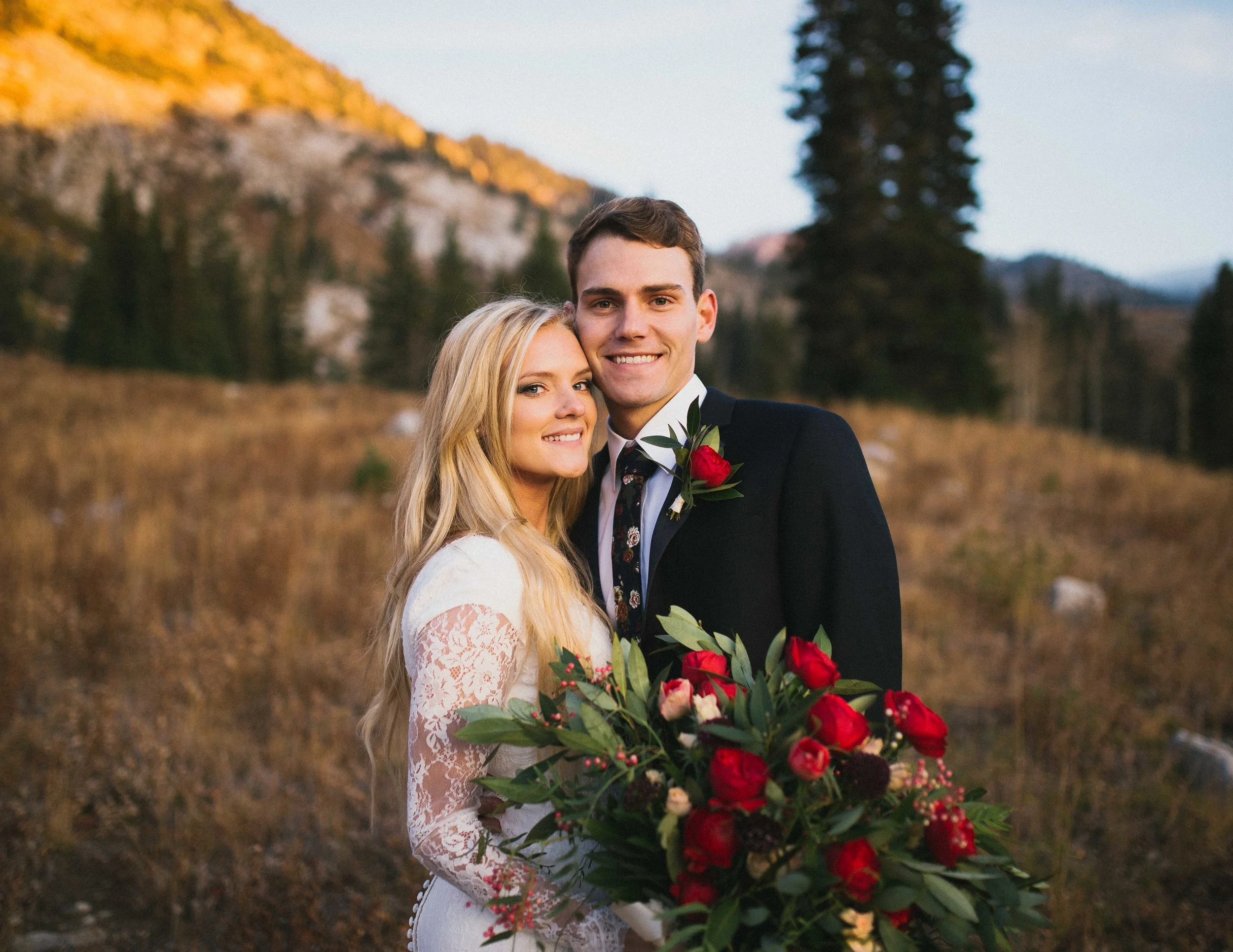 Salt Lake City Mountain Bridals || Hannah + Brock || Utah Wedding Photographer