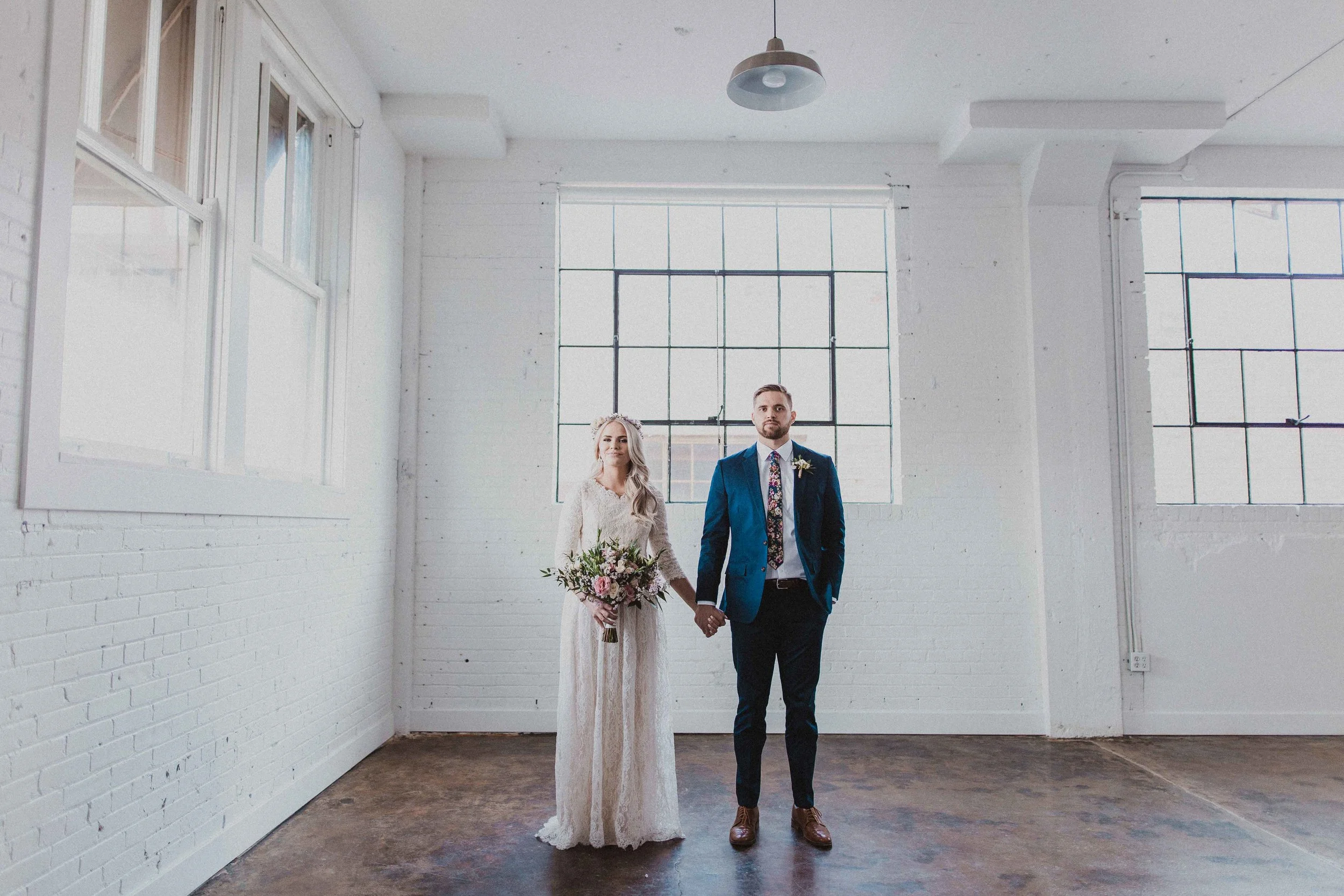 Salt Lake City || Josh + Tara || Charcoal Loft Bridals
