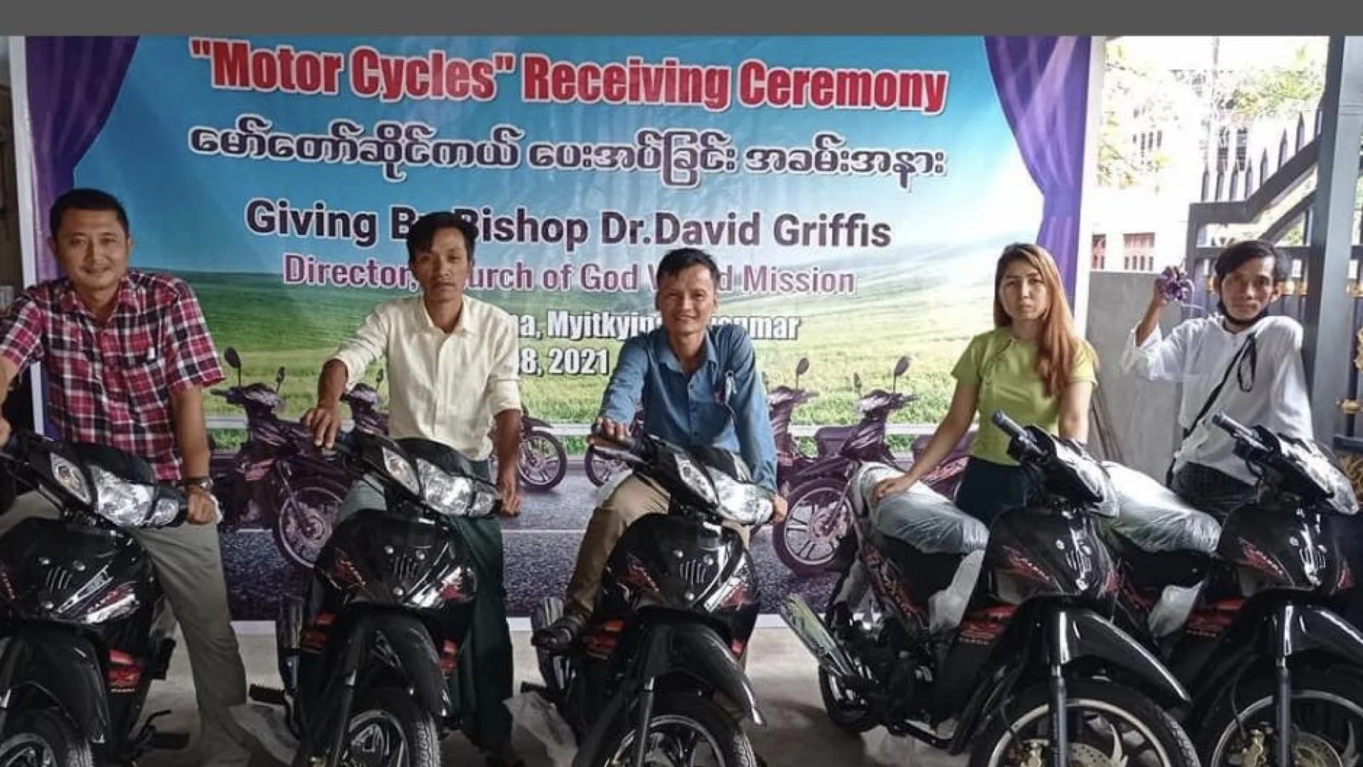 Motorcycles for Asian Pastors