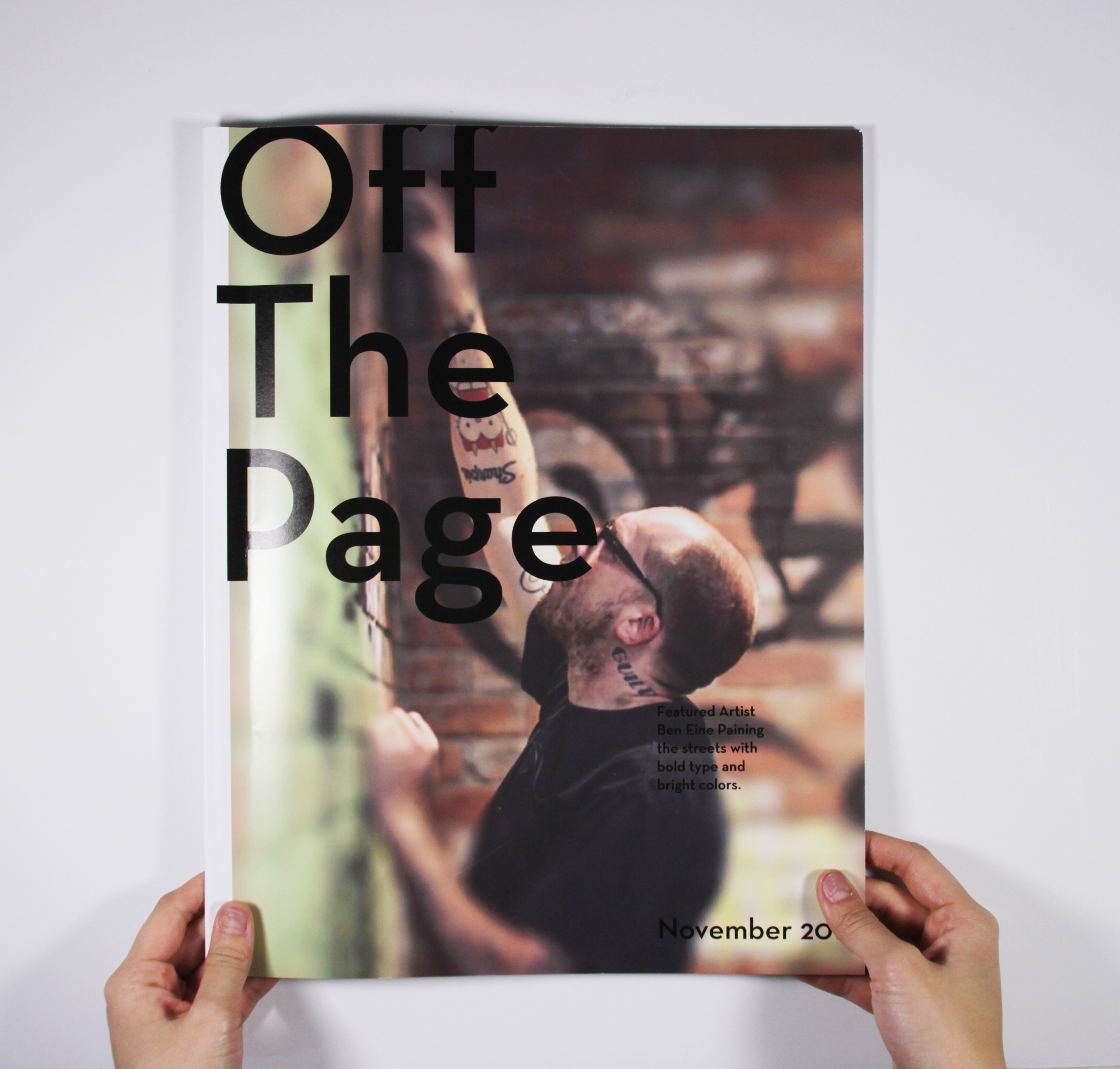 The monthly magazine contained a profile on three featured artists.&nbsp;&nbsp;